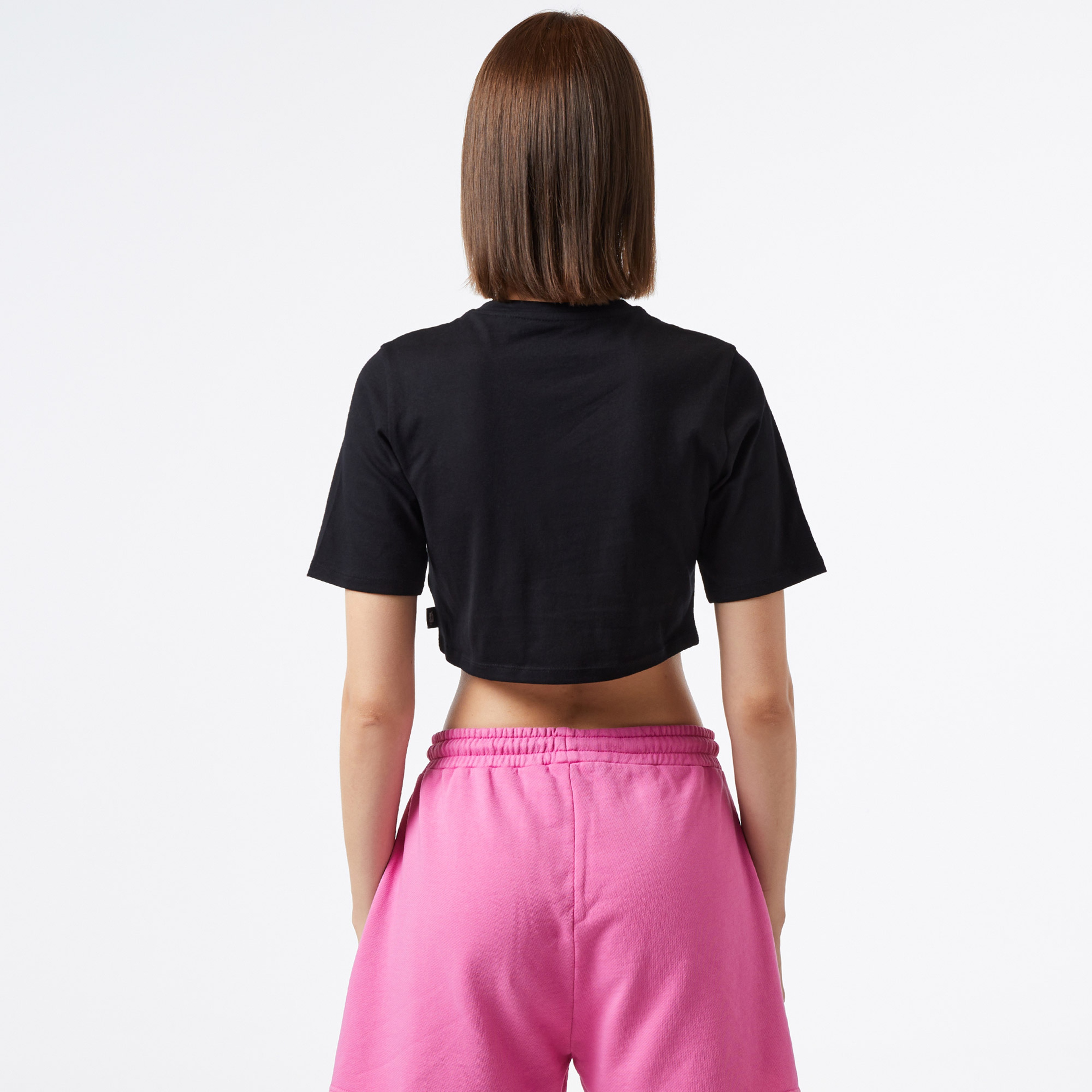 Vans Go Anyplace - Crew Cut Kadın Siyah Crop T-Shirt