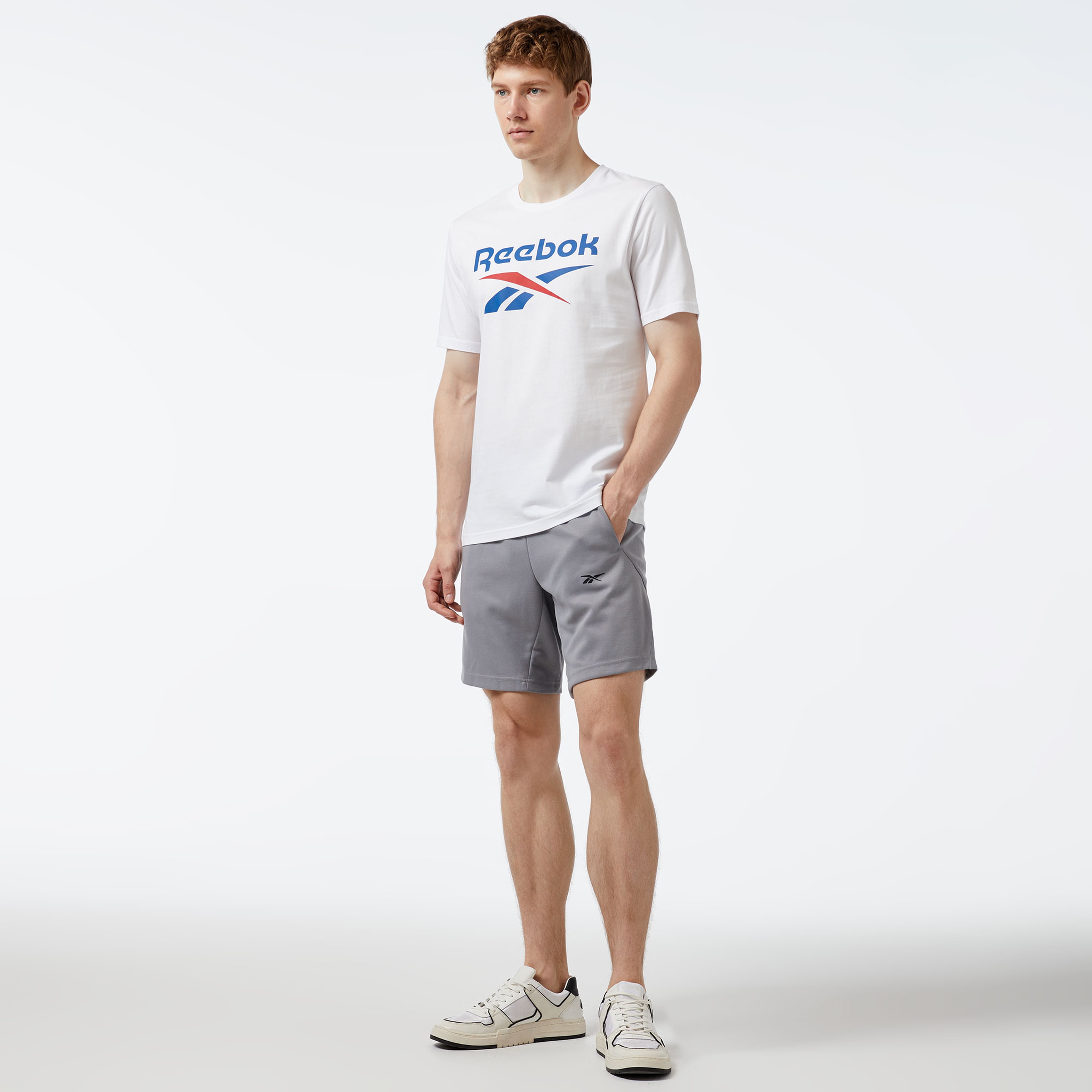 Reeebok Strength Knit Erkek Gri Şort