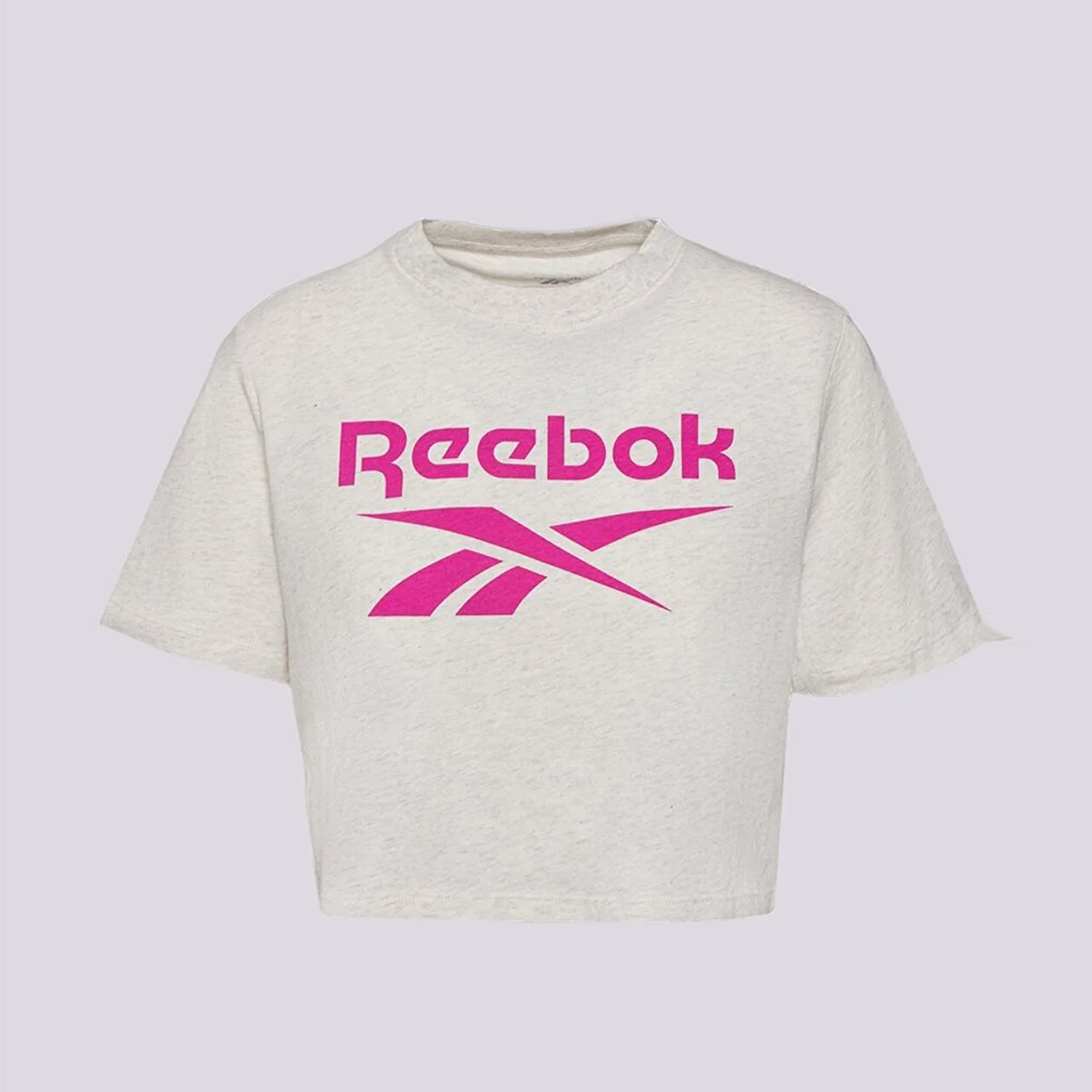 Reebok Identity Big Logo Crop Kadın Beyaz T-Shirt