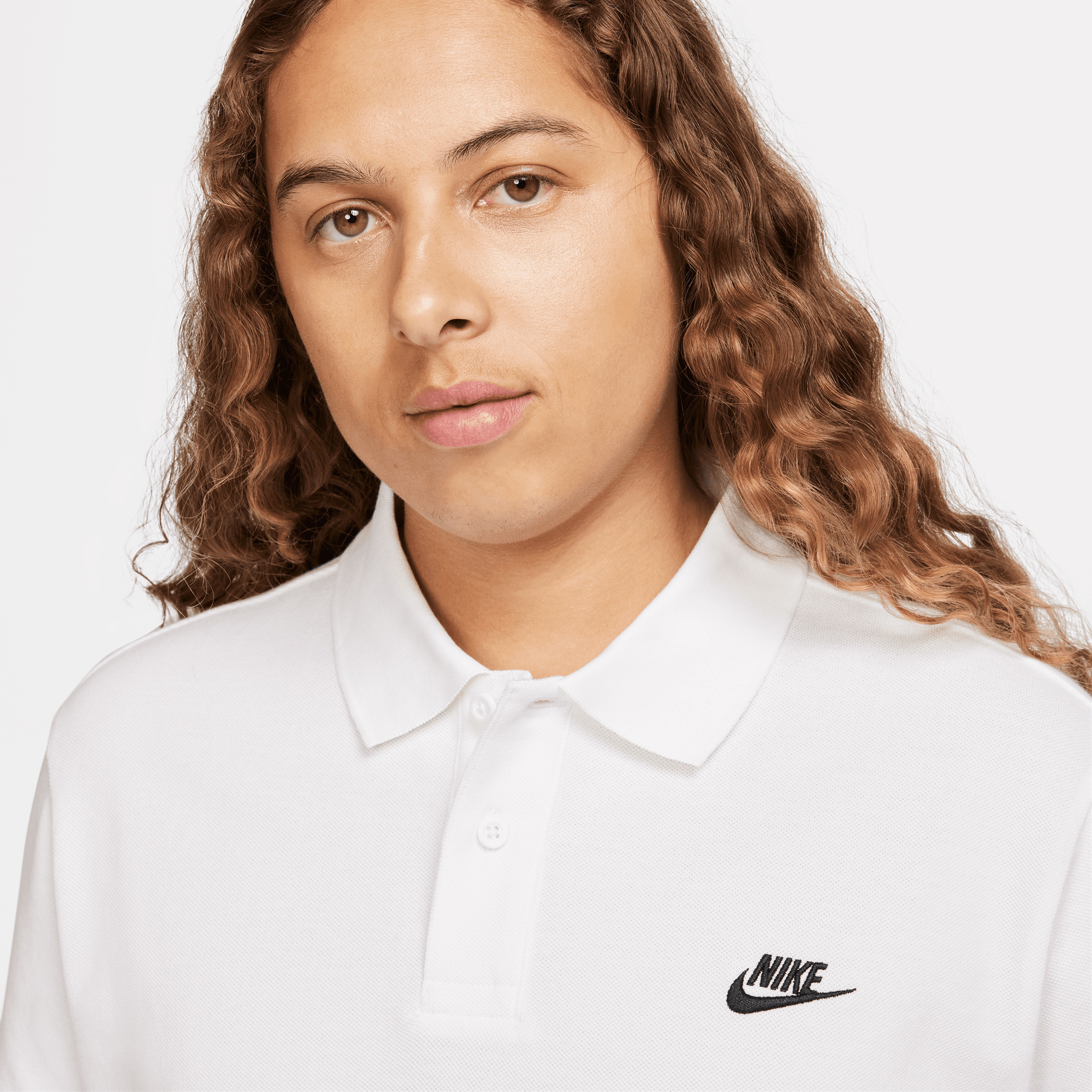 Nike Club Erkek Beyaz Polo