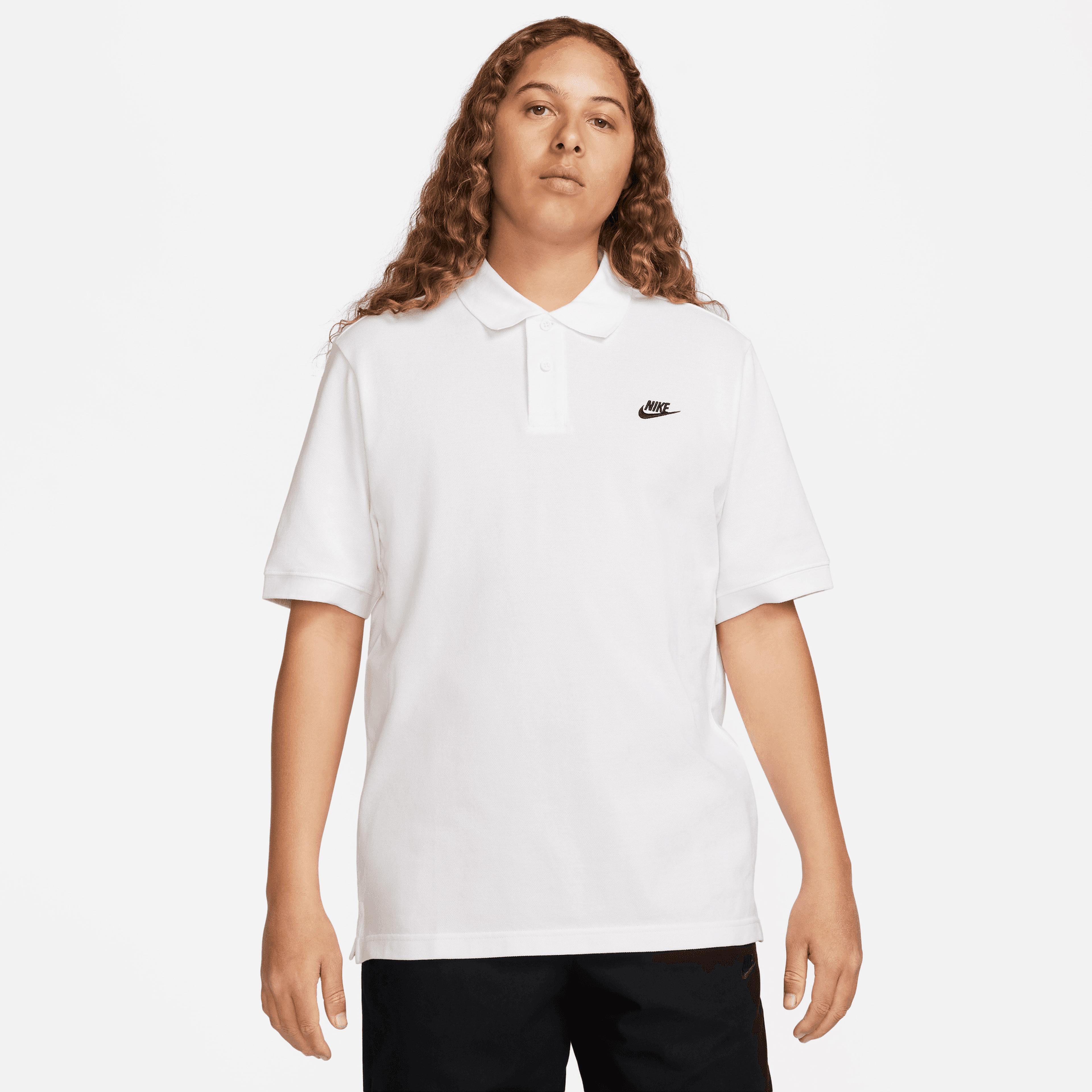 Nike Club Erkek Beyaz Polo
