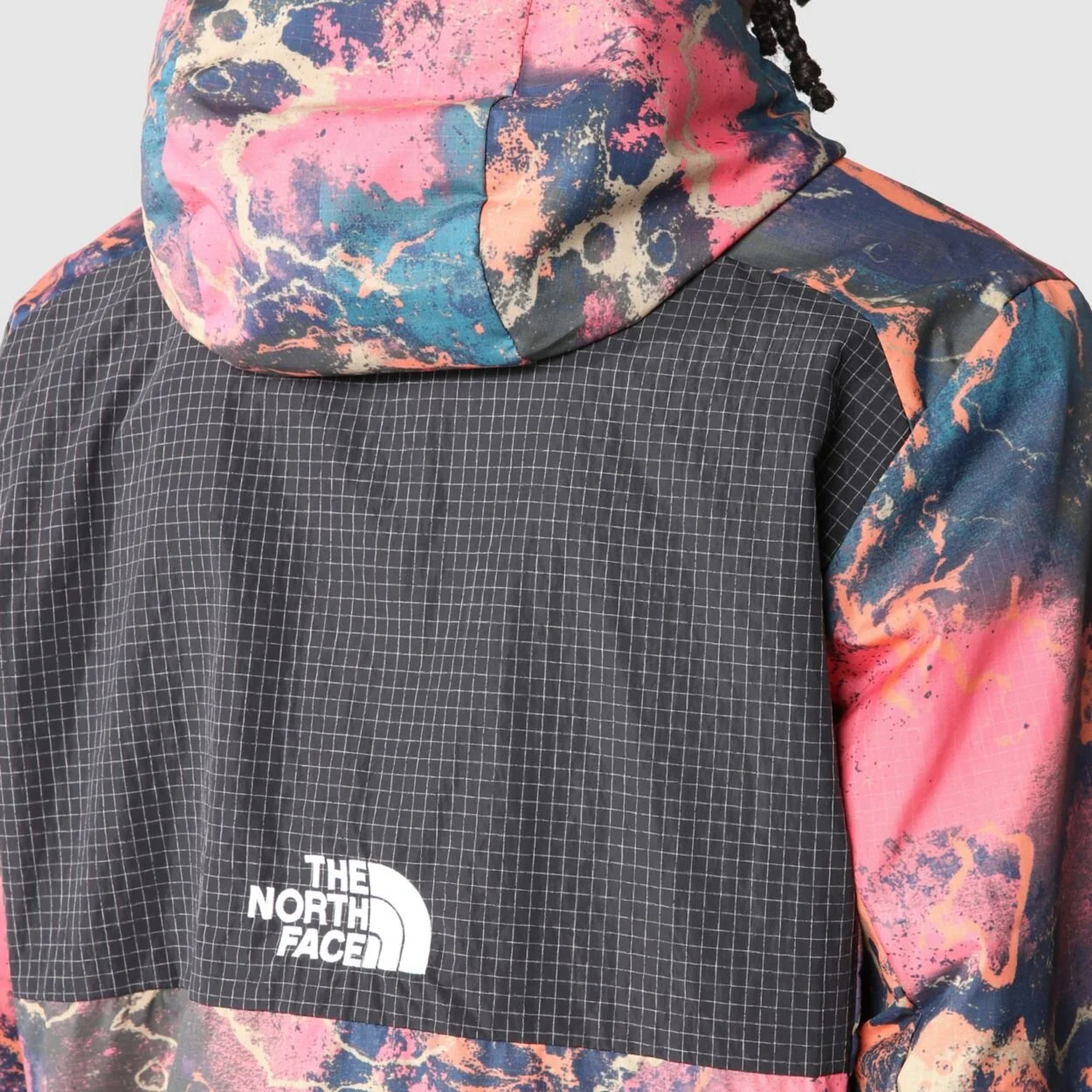 The North Face Convin Anorak All Over Print Erkek Pembe Ceket