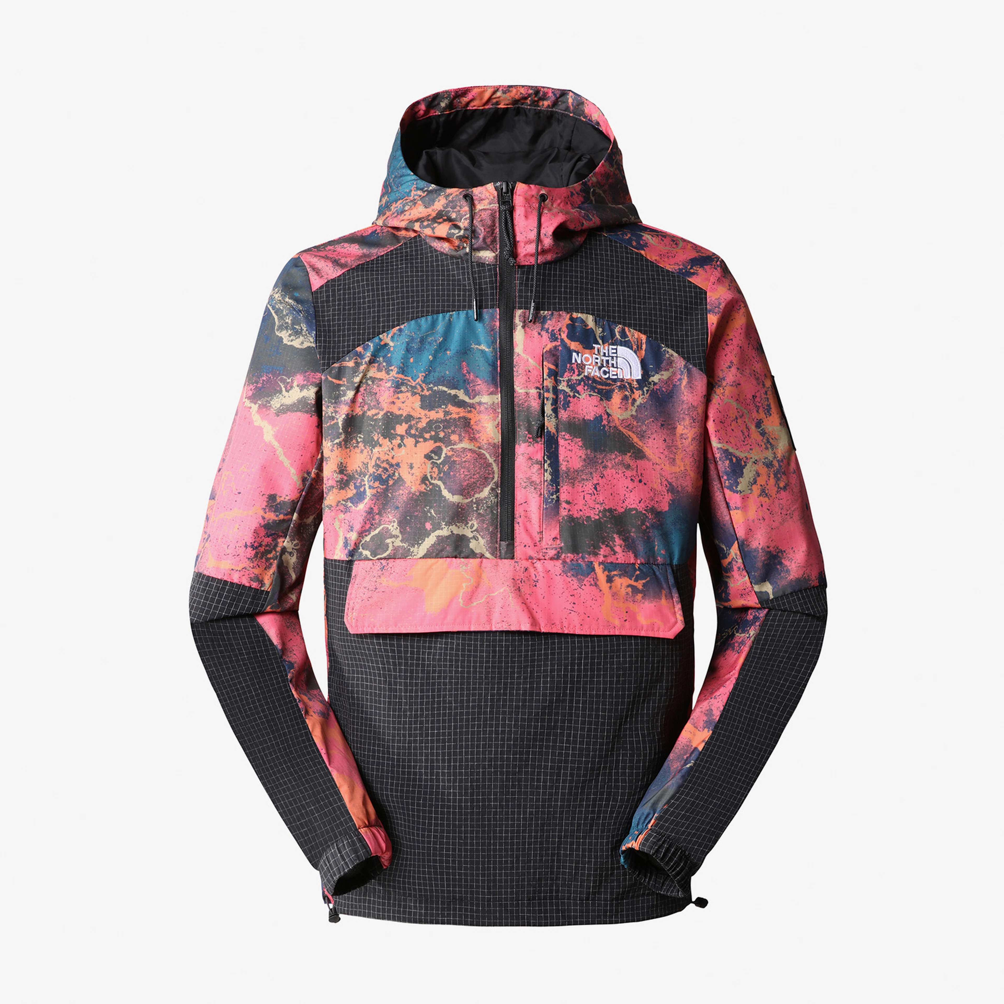 The North Face Convin Anorak All Over Print Erkek Pembe Ceket