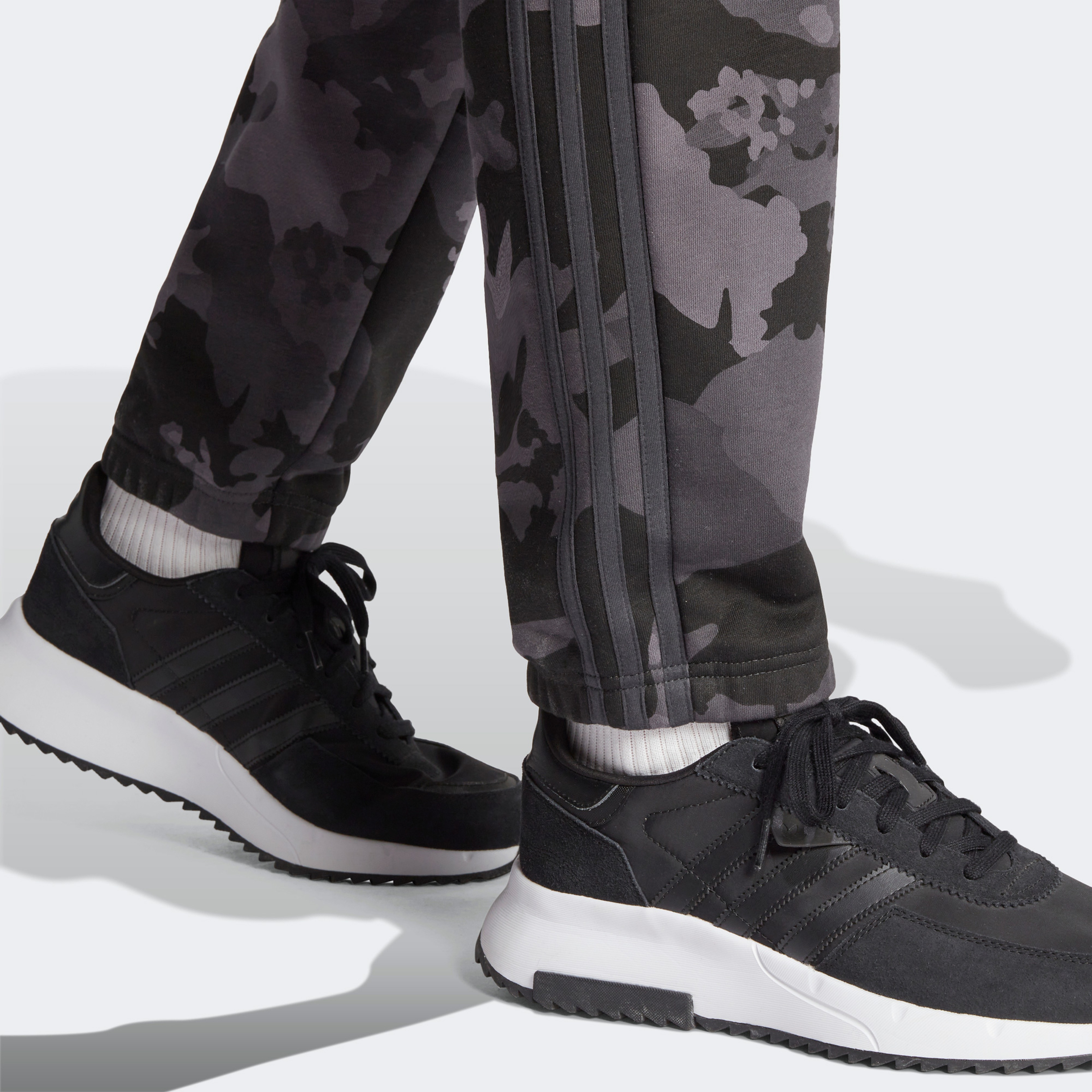 adidas Camo Erkek Siyah Eşofman Altı