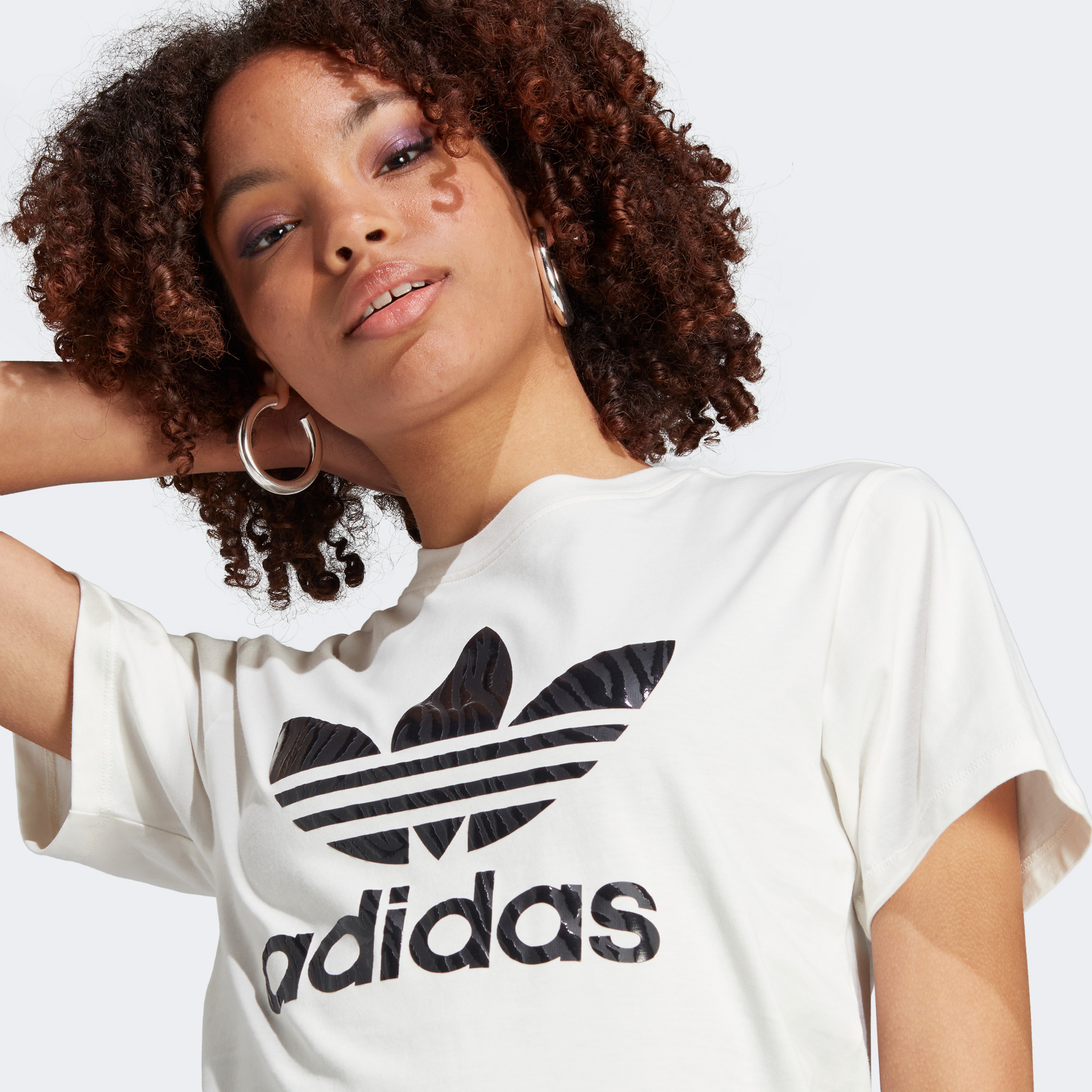 adidas Animal A Kadın Beyaz T-Shirt