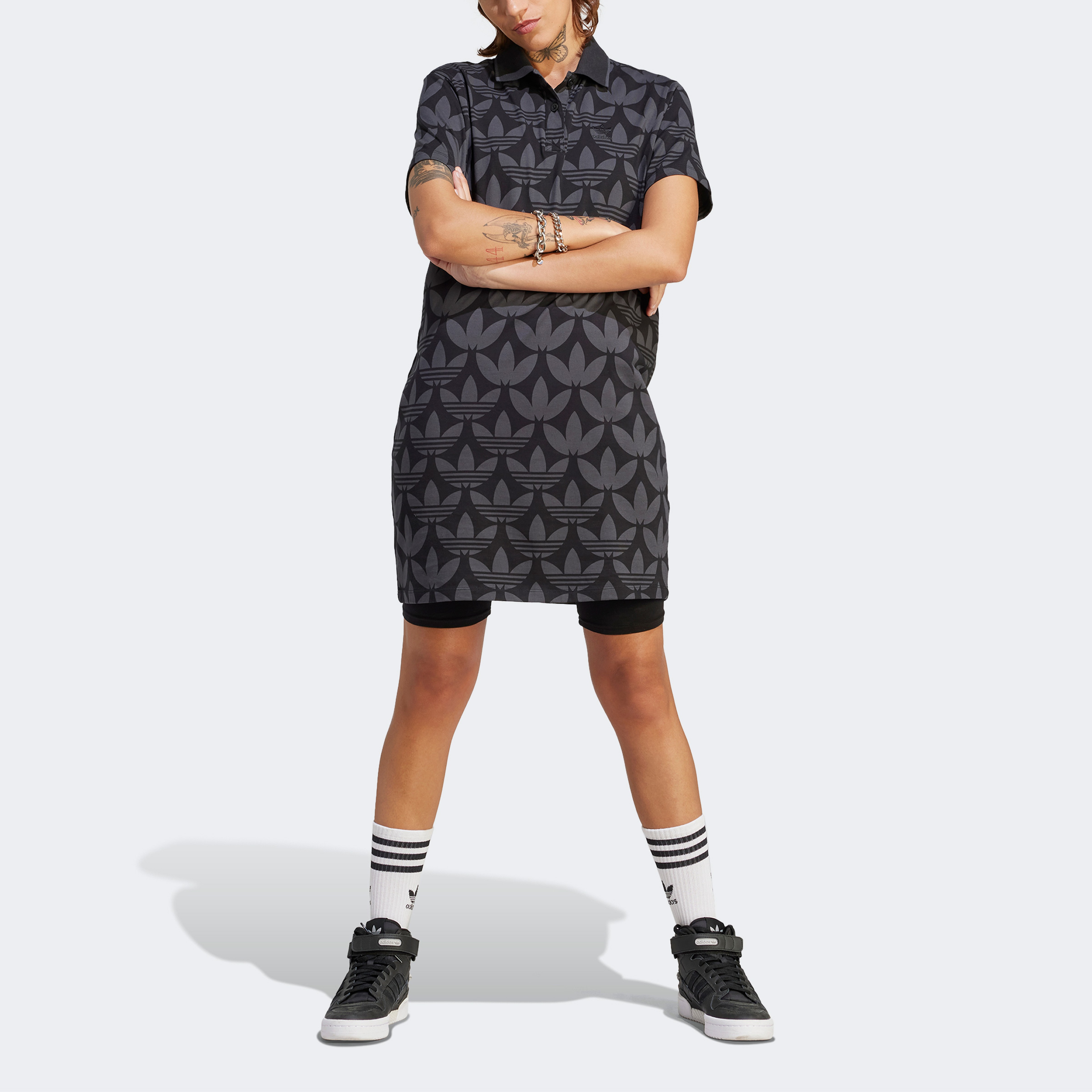 adidas Monogra Kadın Siyah Elbise