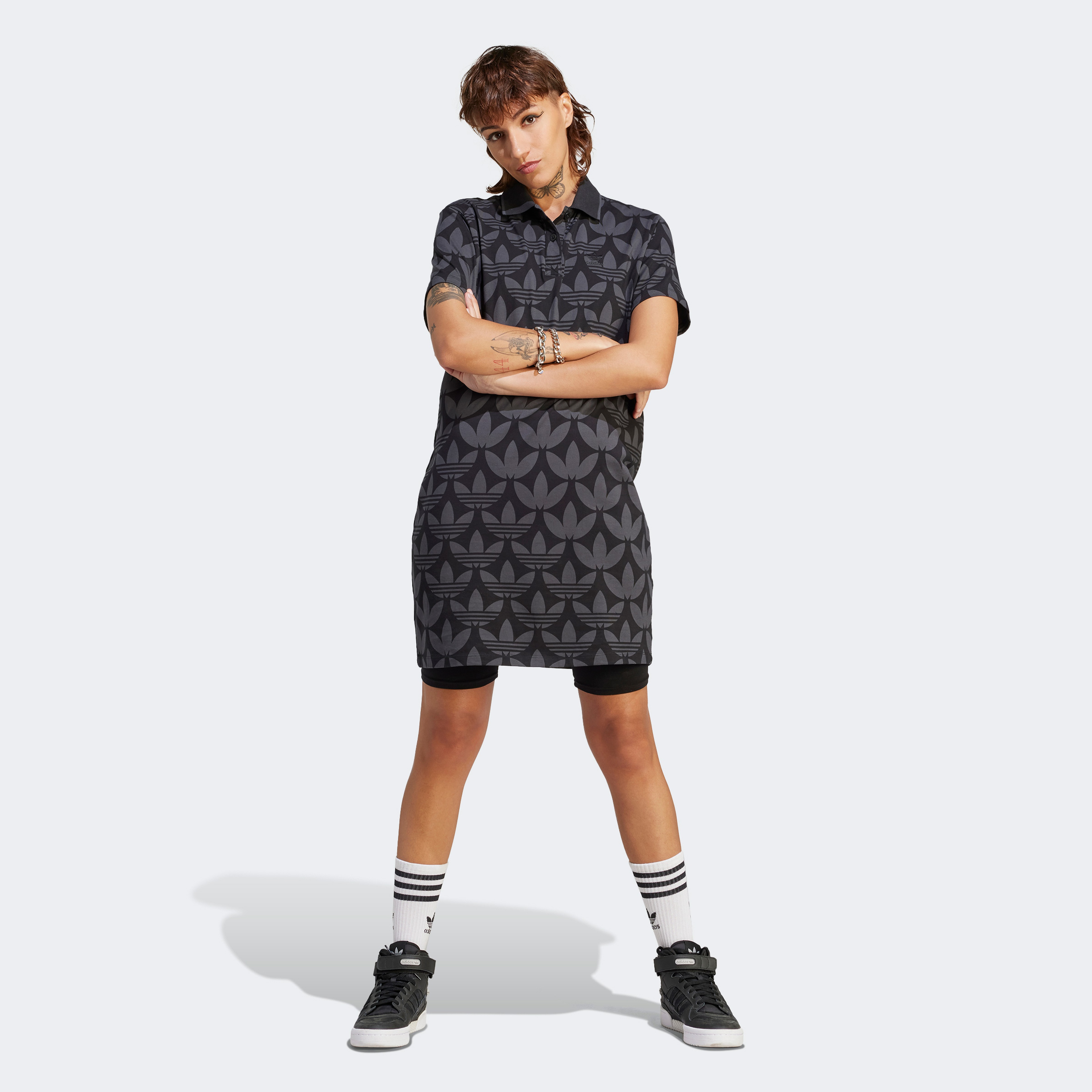 adidas Monogra Kadın Siyah Elbise