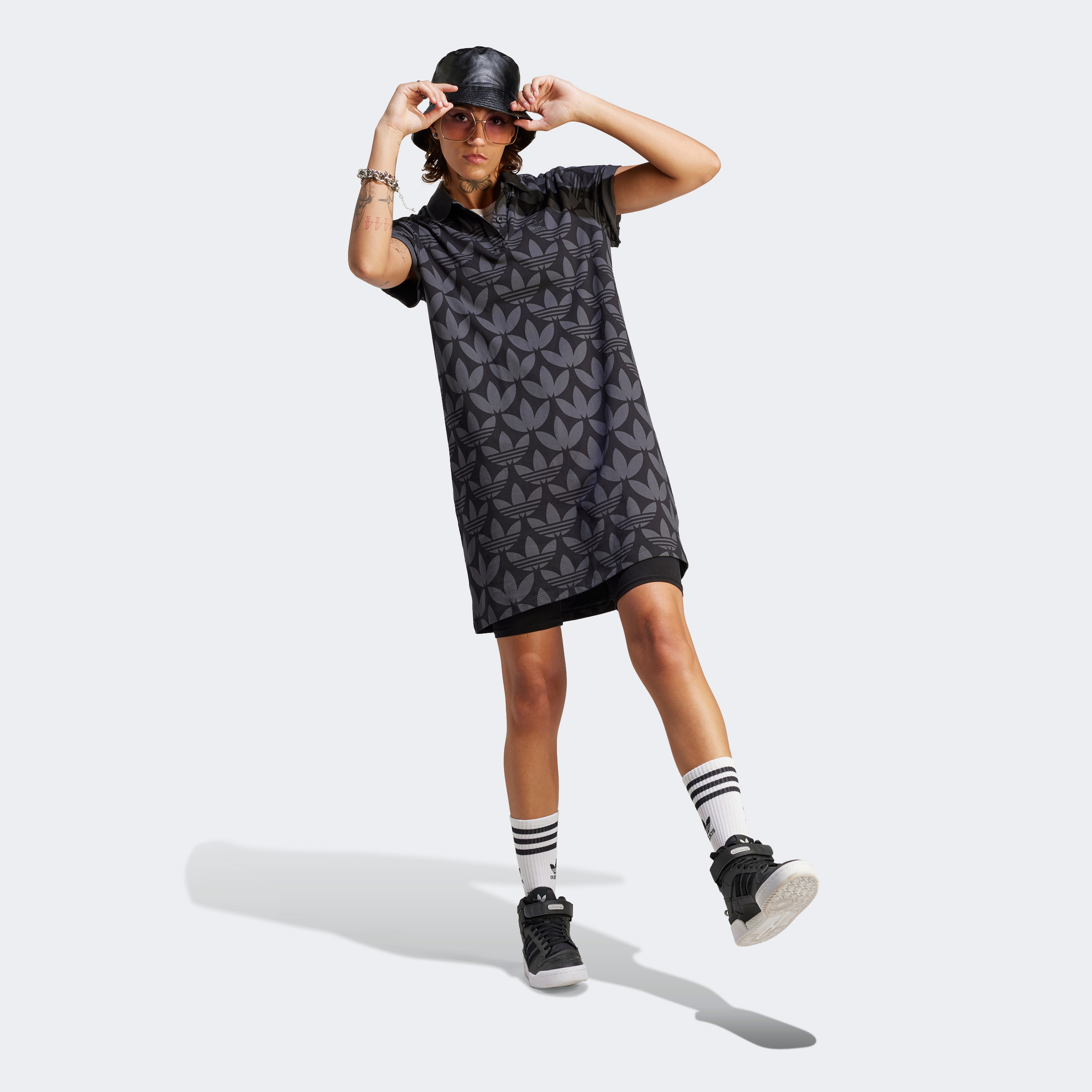 adidas Monogra Kadın Siyah Elbise