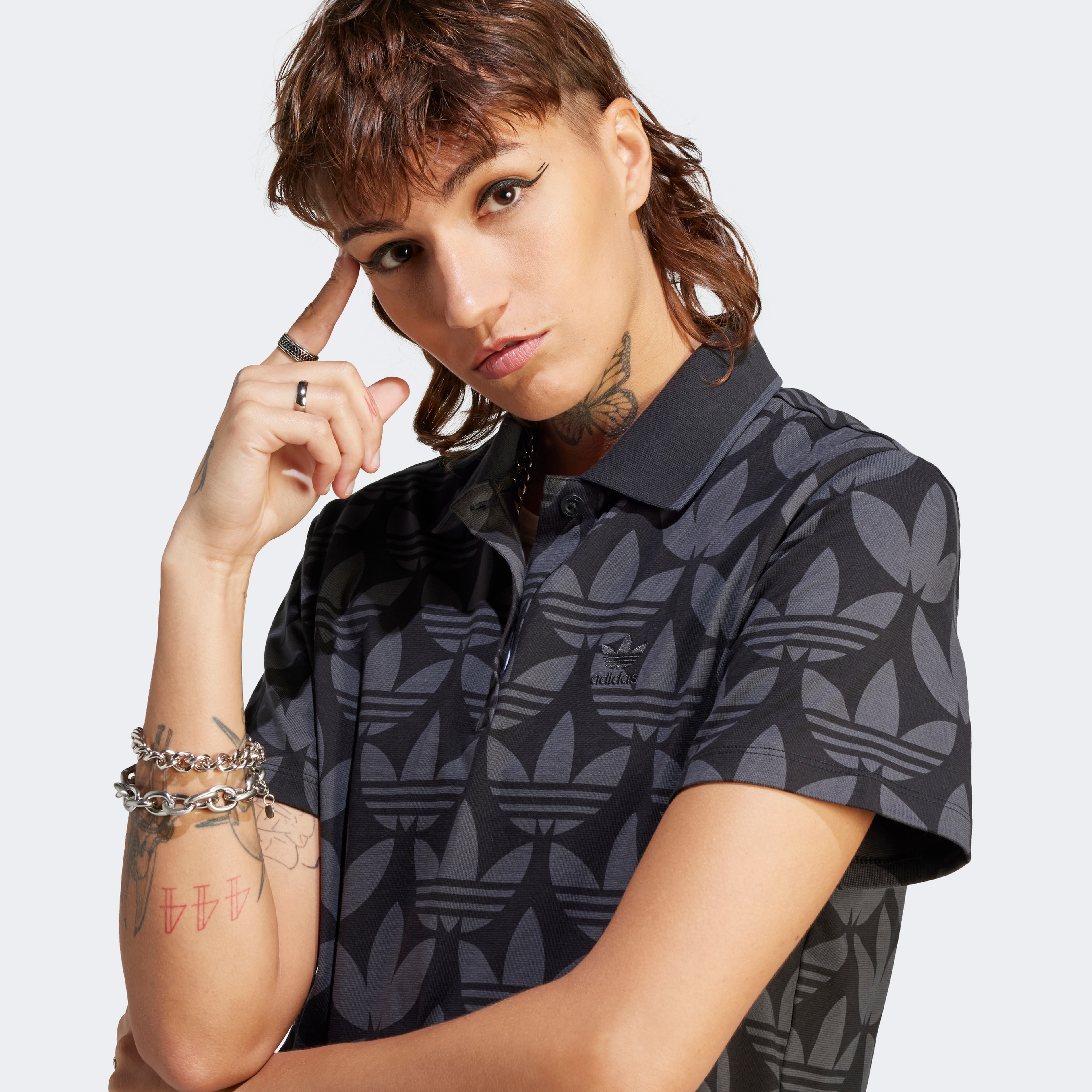 adidas Monogra Kadın Siyah Elbise