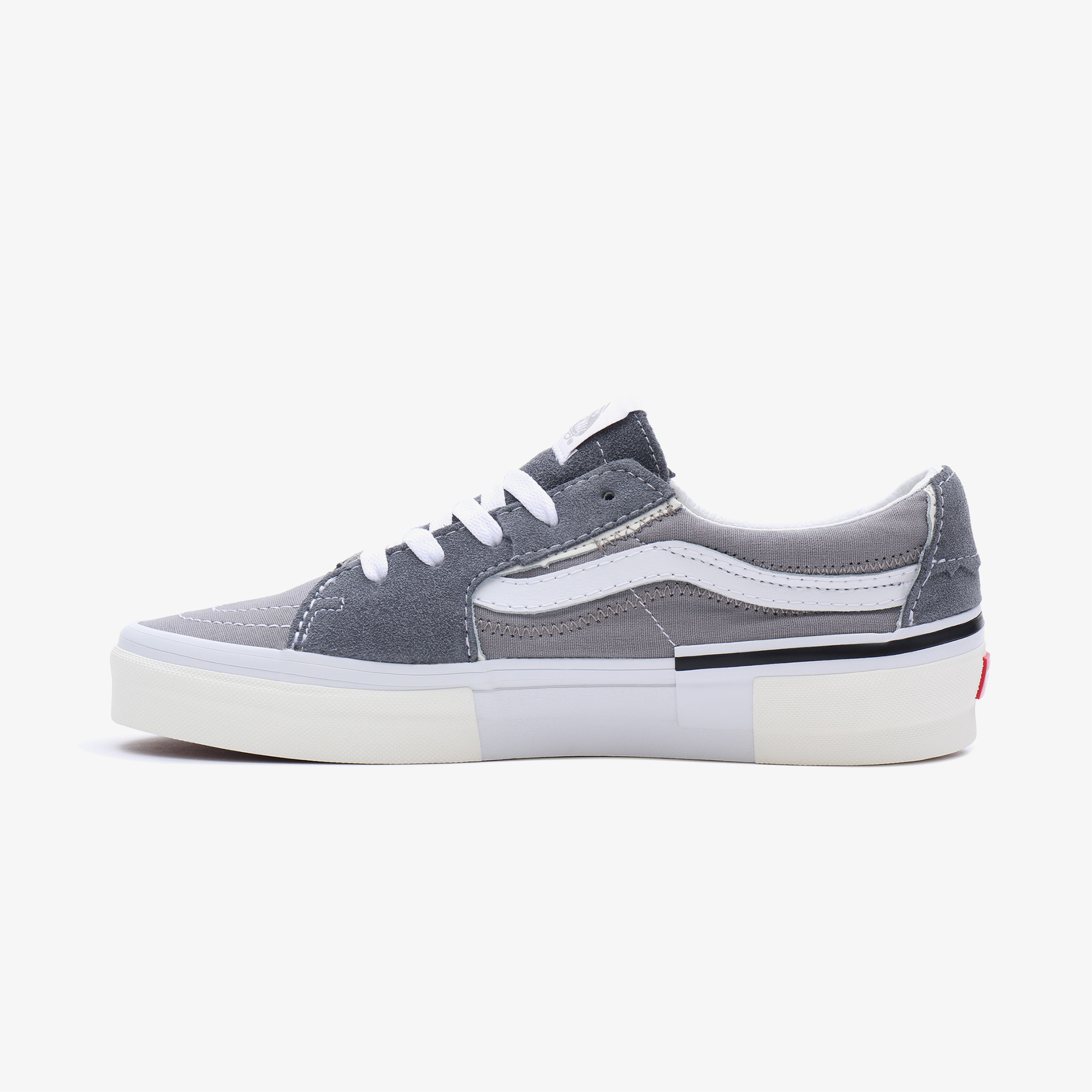 Vans Sk8-Low Reconstruct Unisex Gri Sneaker