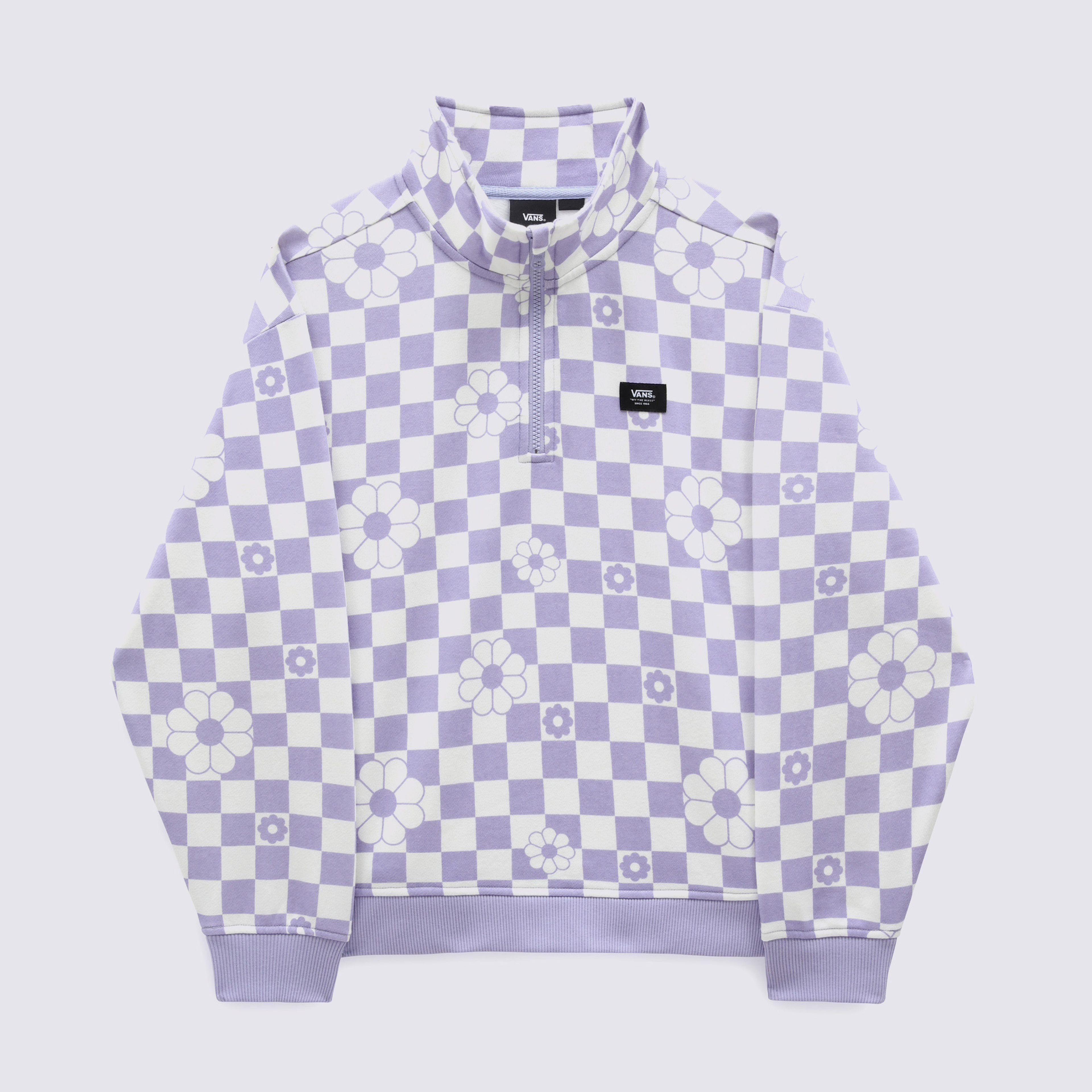 Vans Fairlands Mock Neck Fleece Kadın Mor Sweatshirt