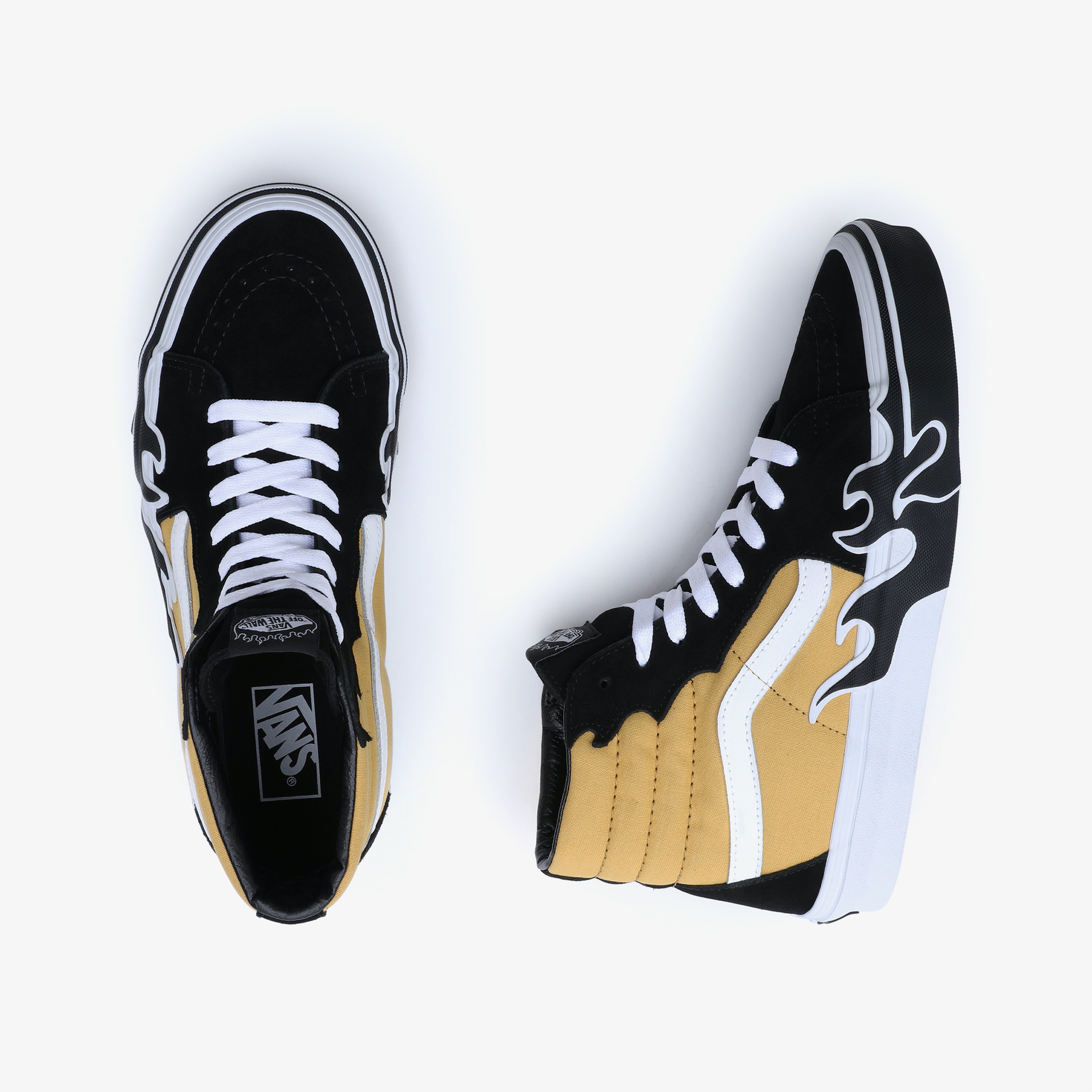 Vans Sk8-Hi Flame Erkek Siyah Sneaker