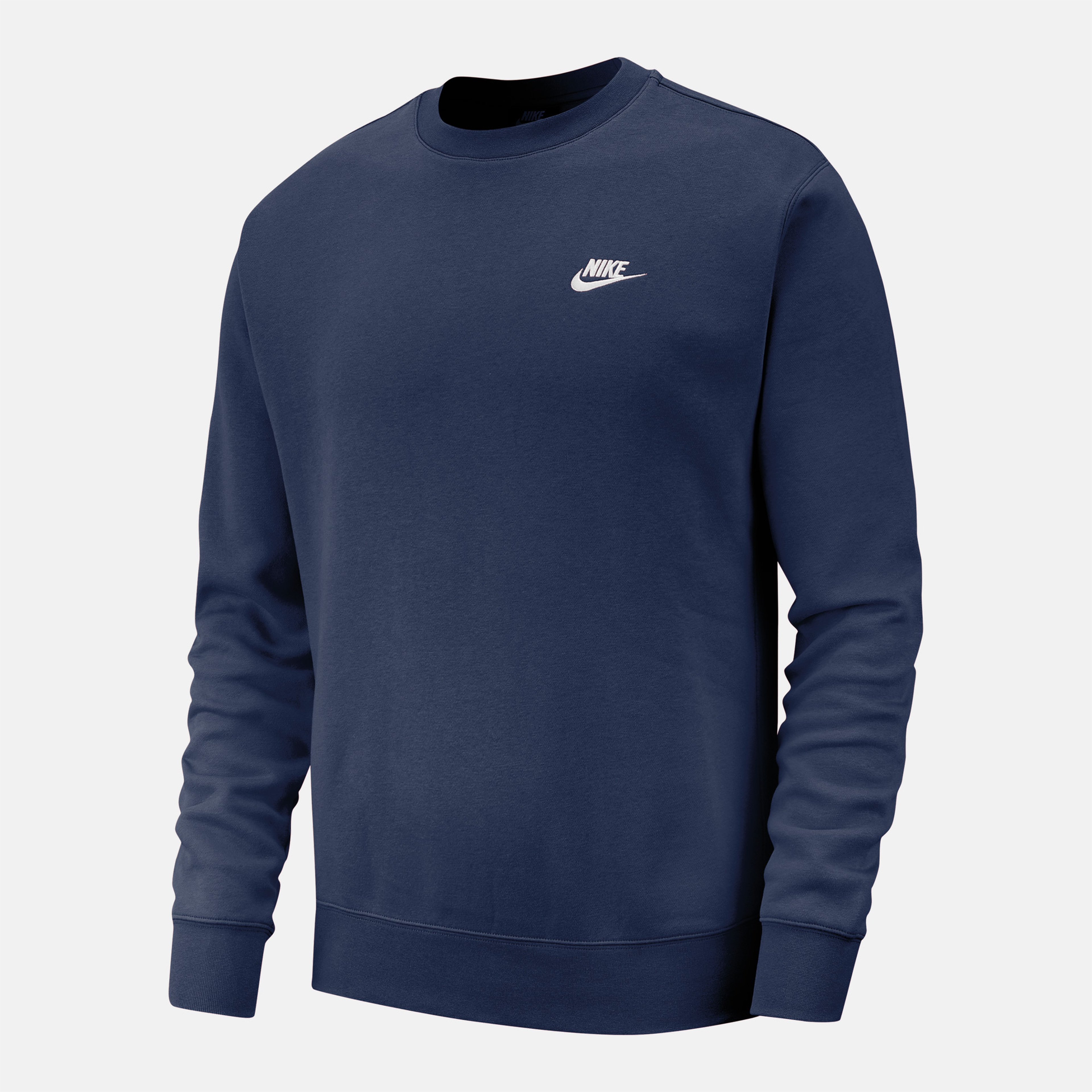 Nike Sportswear Club Fleece Erkek Mavi Sweatshirt
