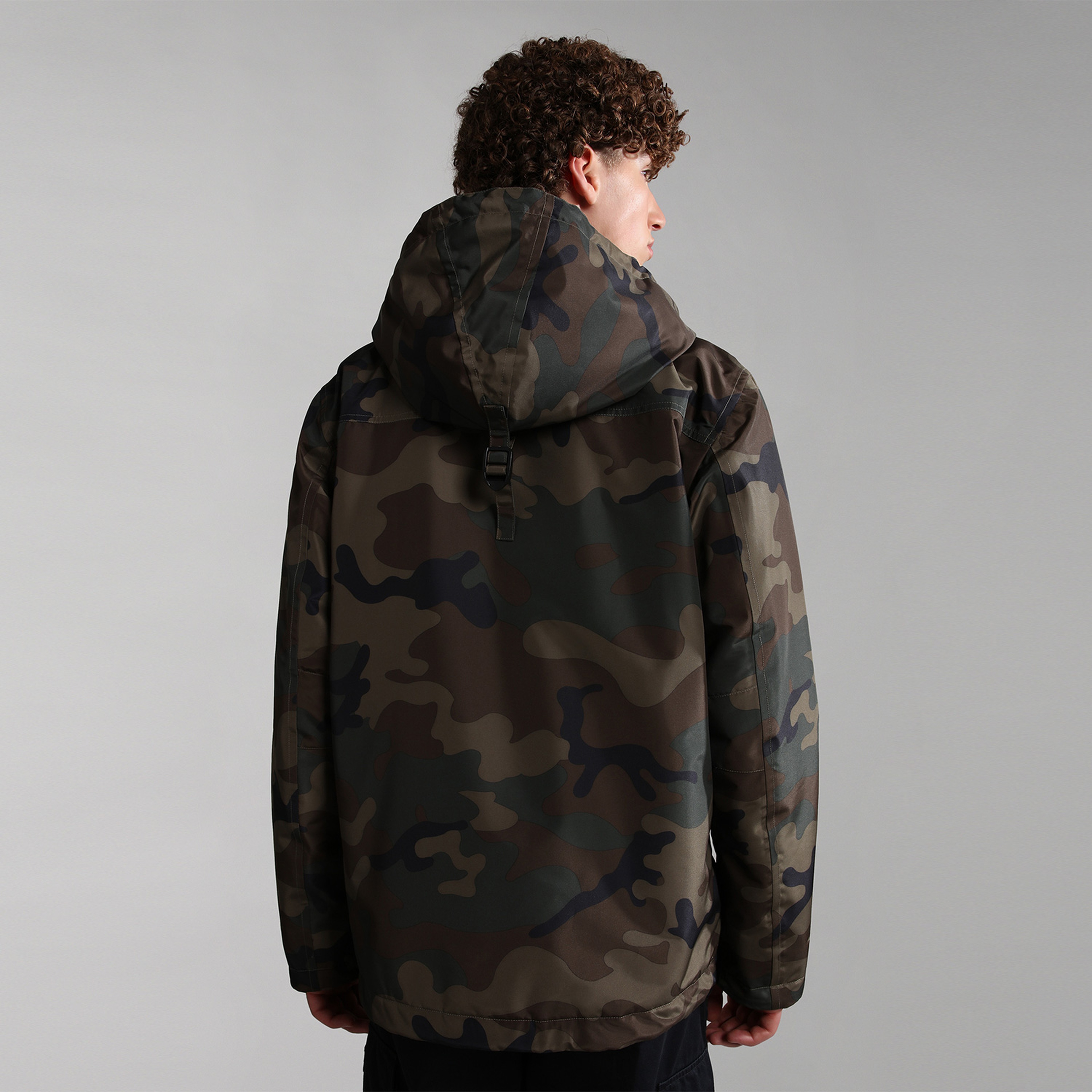 Napapijri Rainforest Kanguru Cepli Erkek Yeşil Ceket