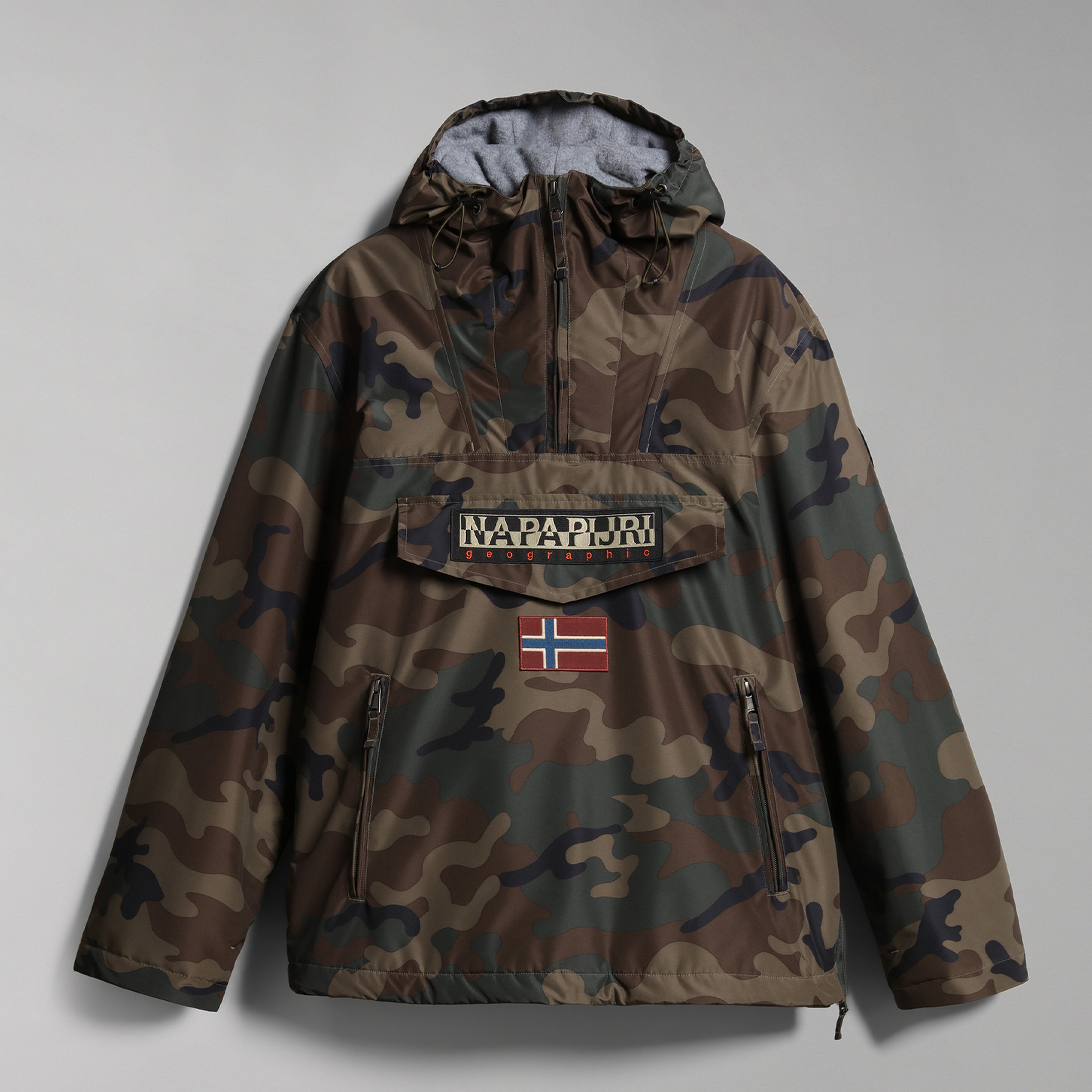 Napapijri Rainforest Kanguru Cepli Erkek Yeşil Ceket