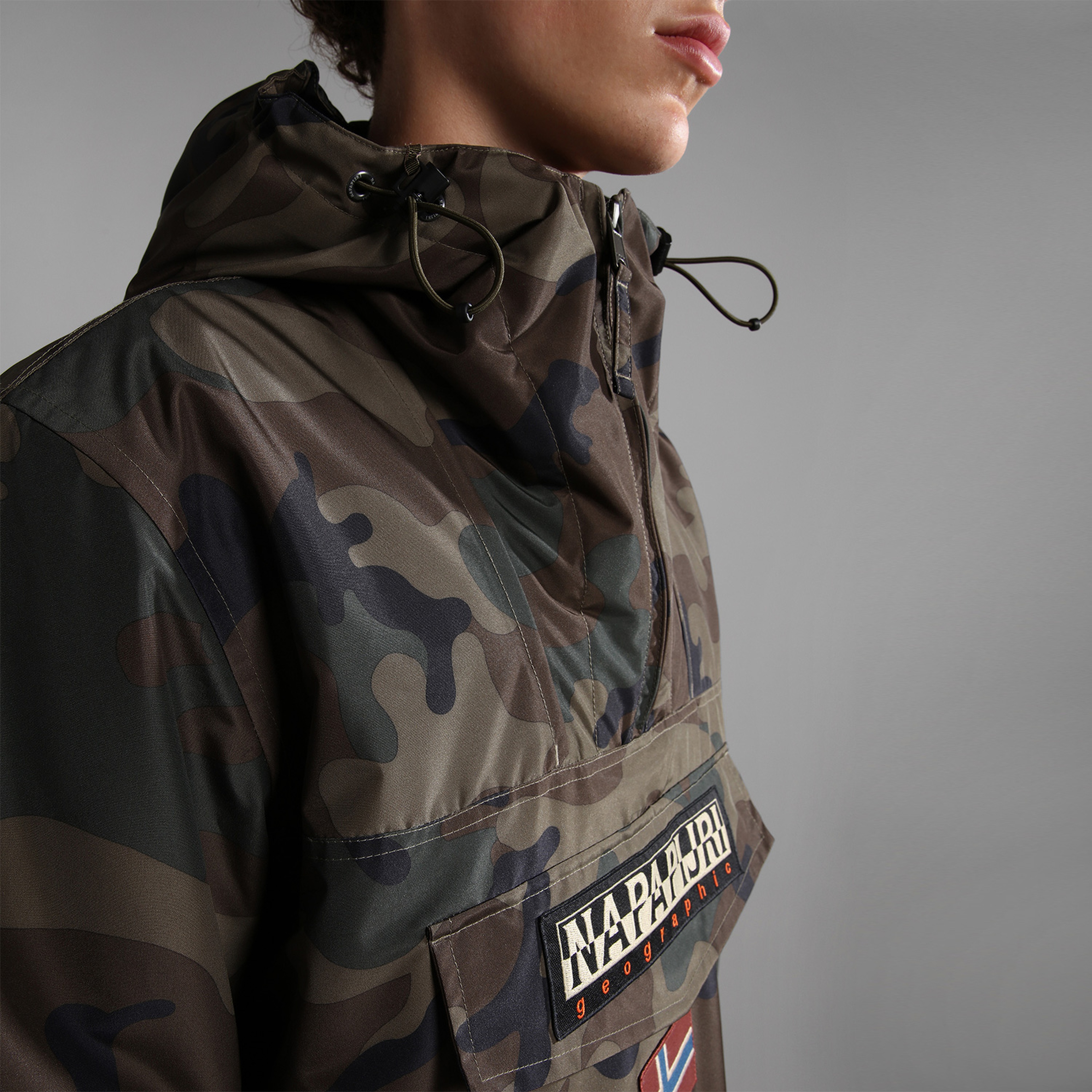 Napapijri Rainforest Kanguru Cepli Erkek Yeşil Ceket