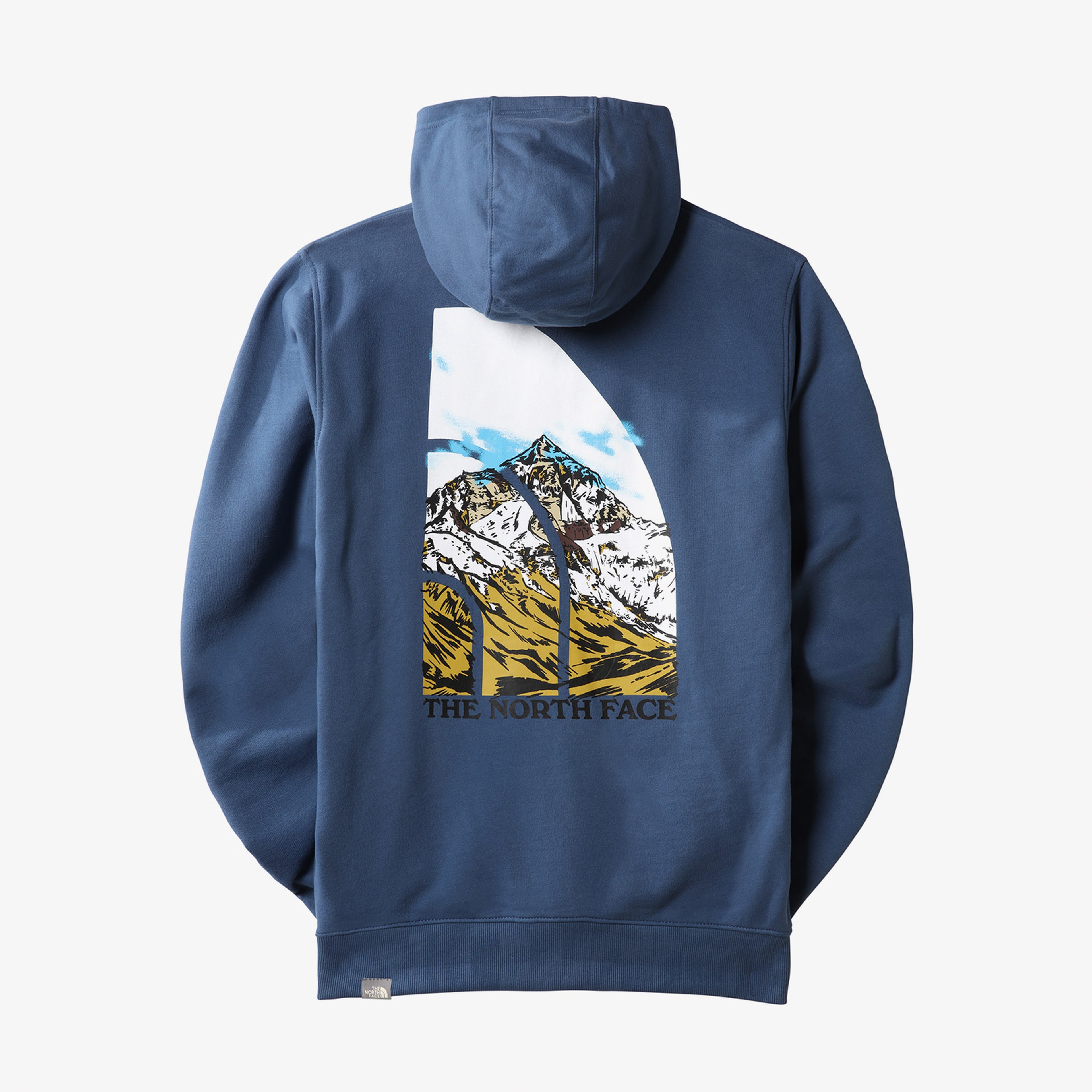 The North Face Seasonal Graphic Erkek Mavi Hoodie