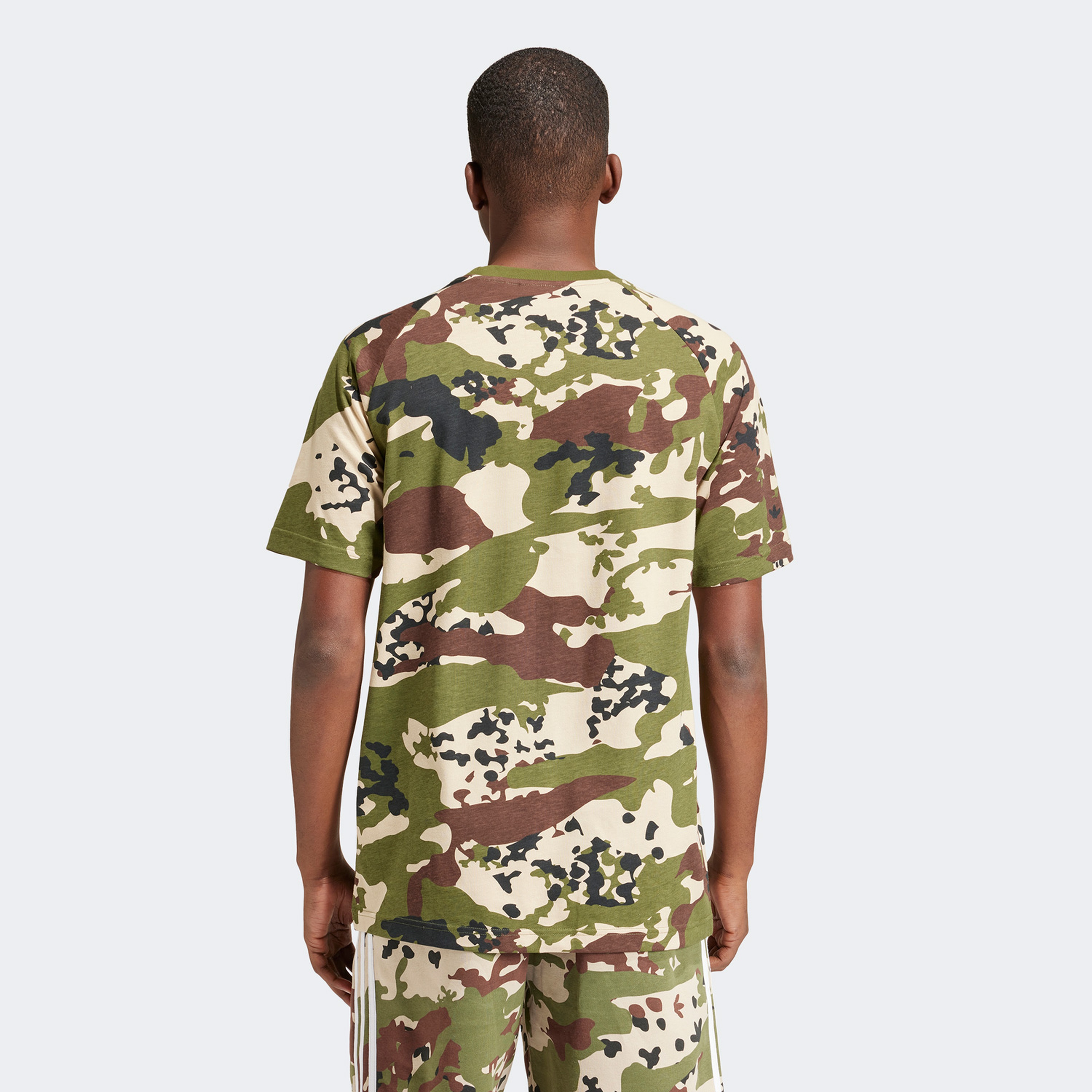 adidas Originals Camo Trefoil T Erkek Yeşil T-Shirt