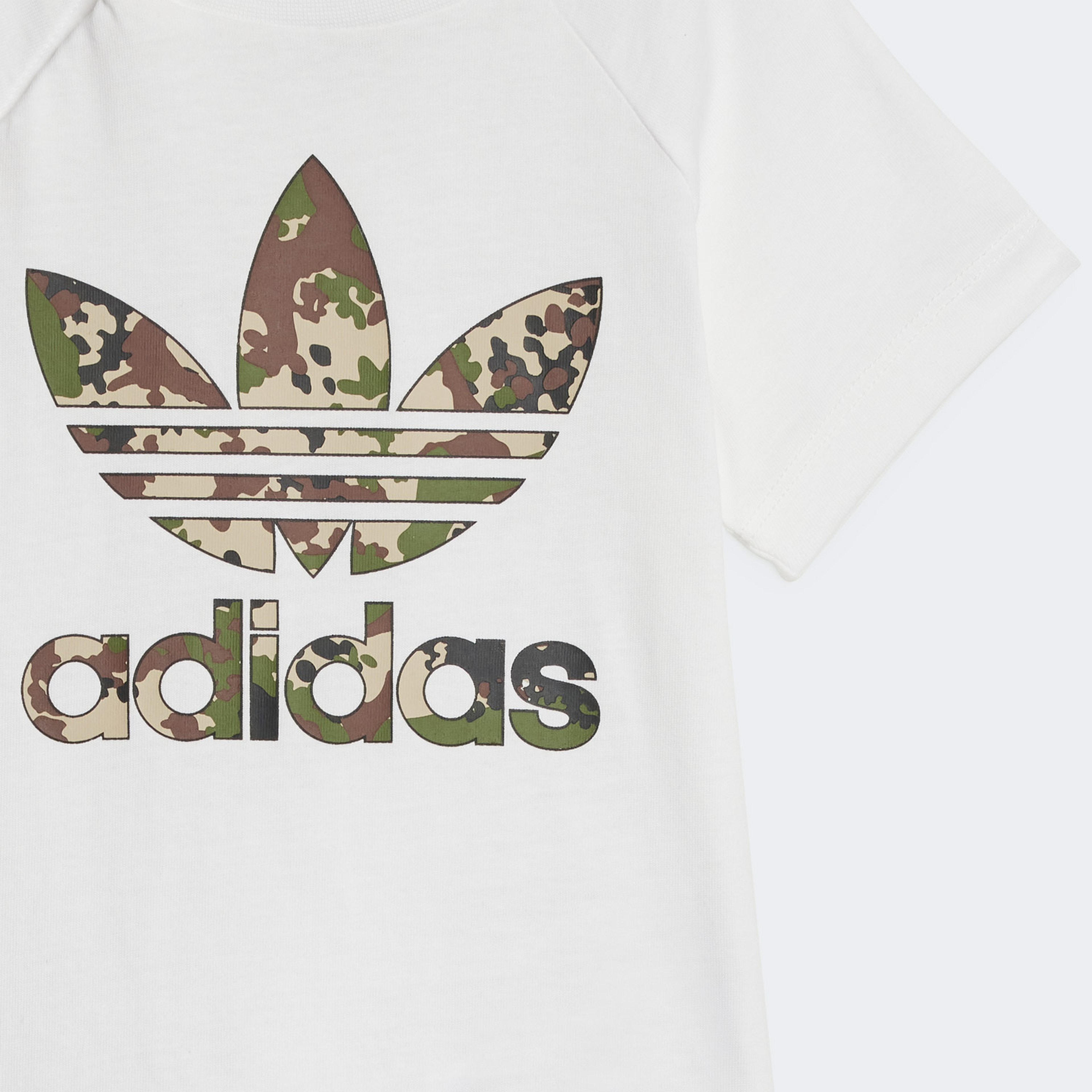 adidas Originals Set Bebek Beyaz T-Shirt Şort Takım