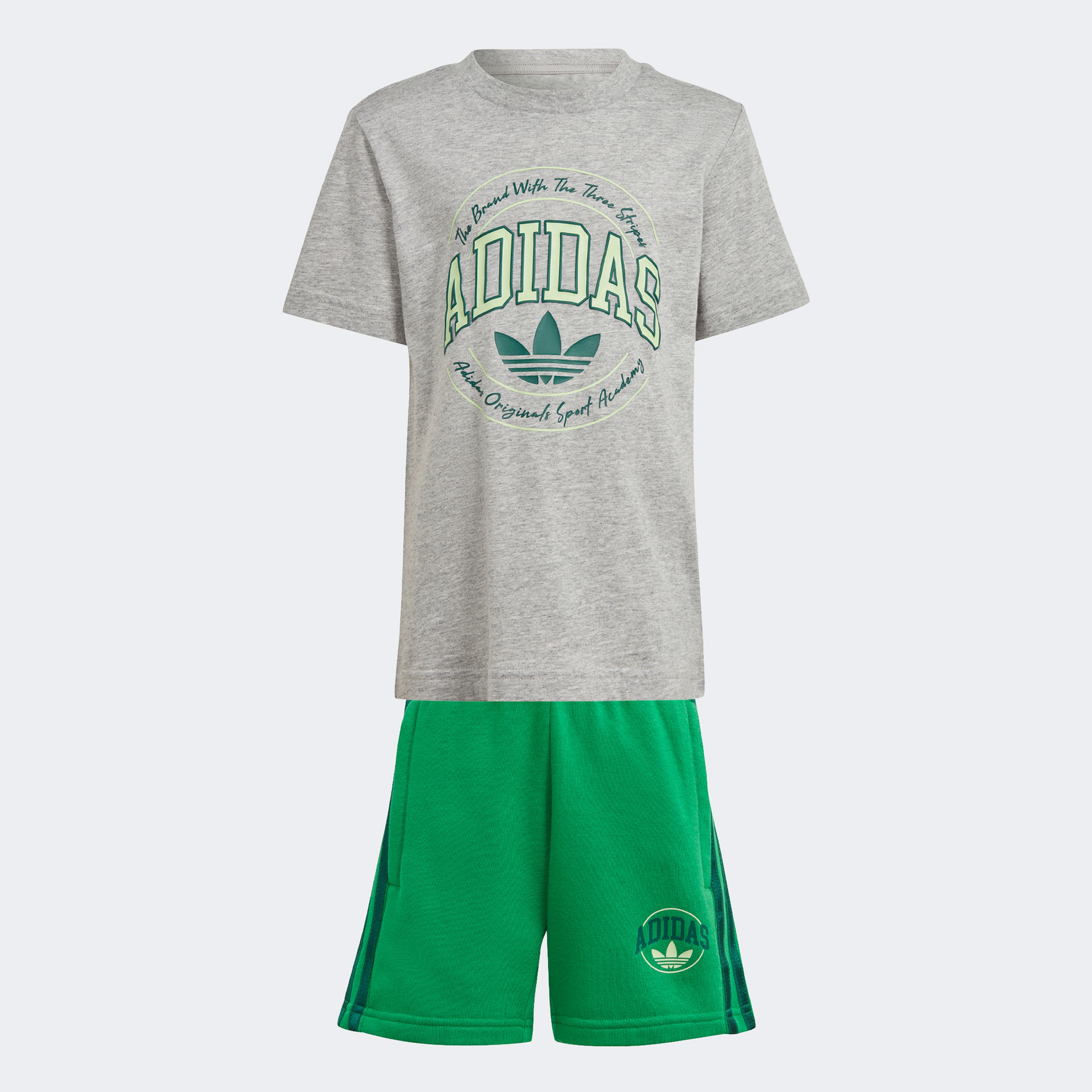 adidas Originals Set Çocuk Gri T-Shirt Şort Takım