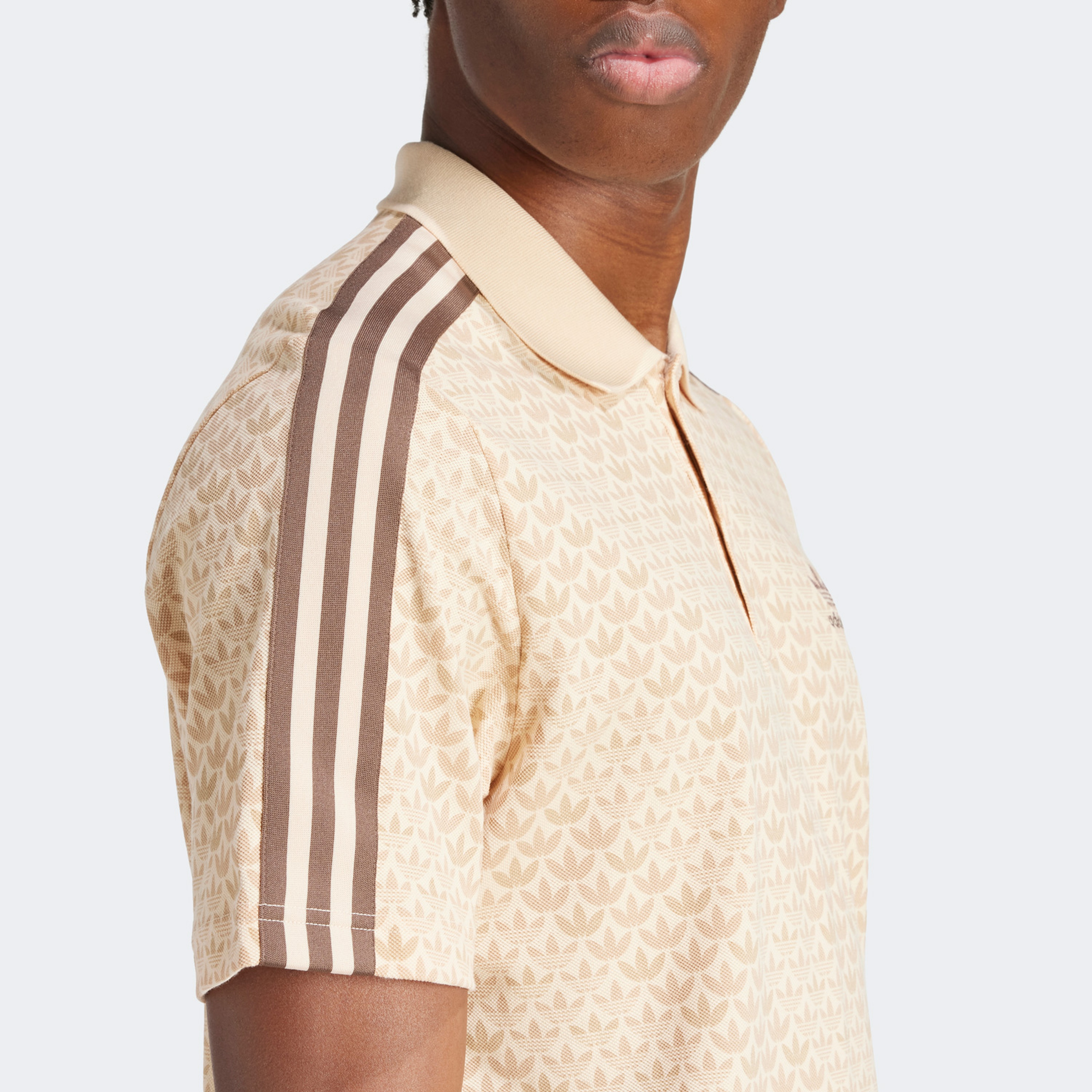 adidas Originals Mono Polo Erkek Bej T-Shirt