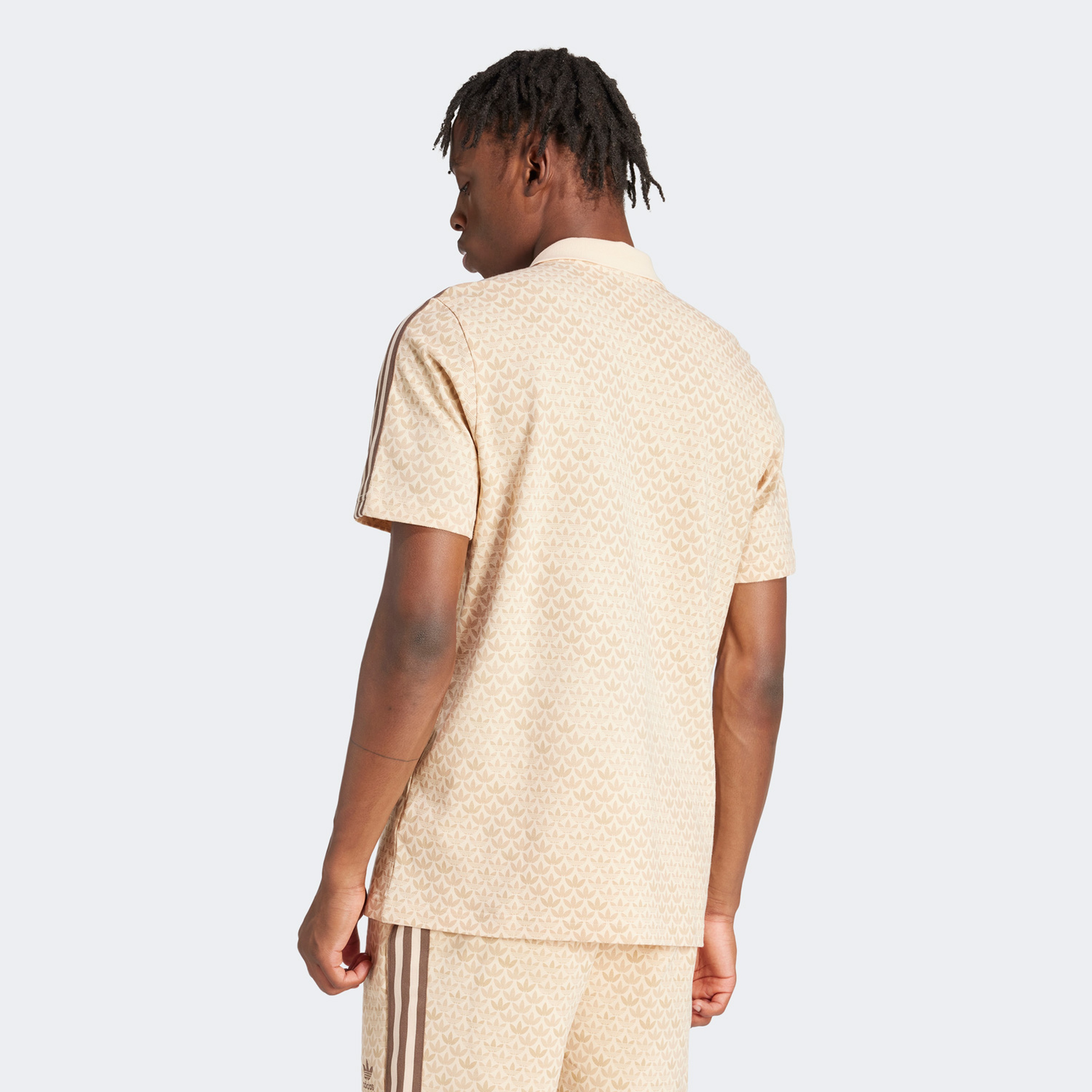 adidas Originals Mono Polo Erkek Bej T-Shirt