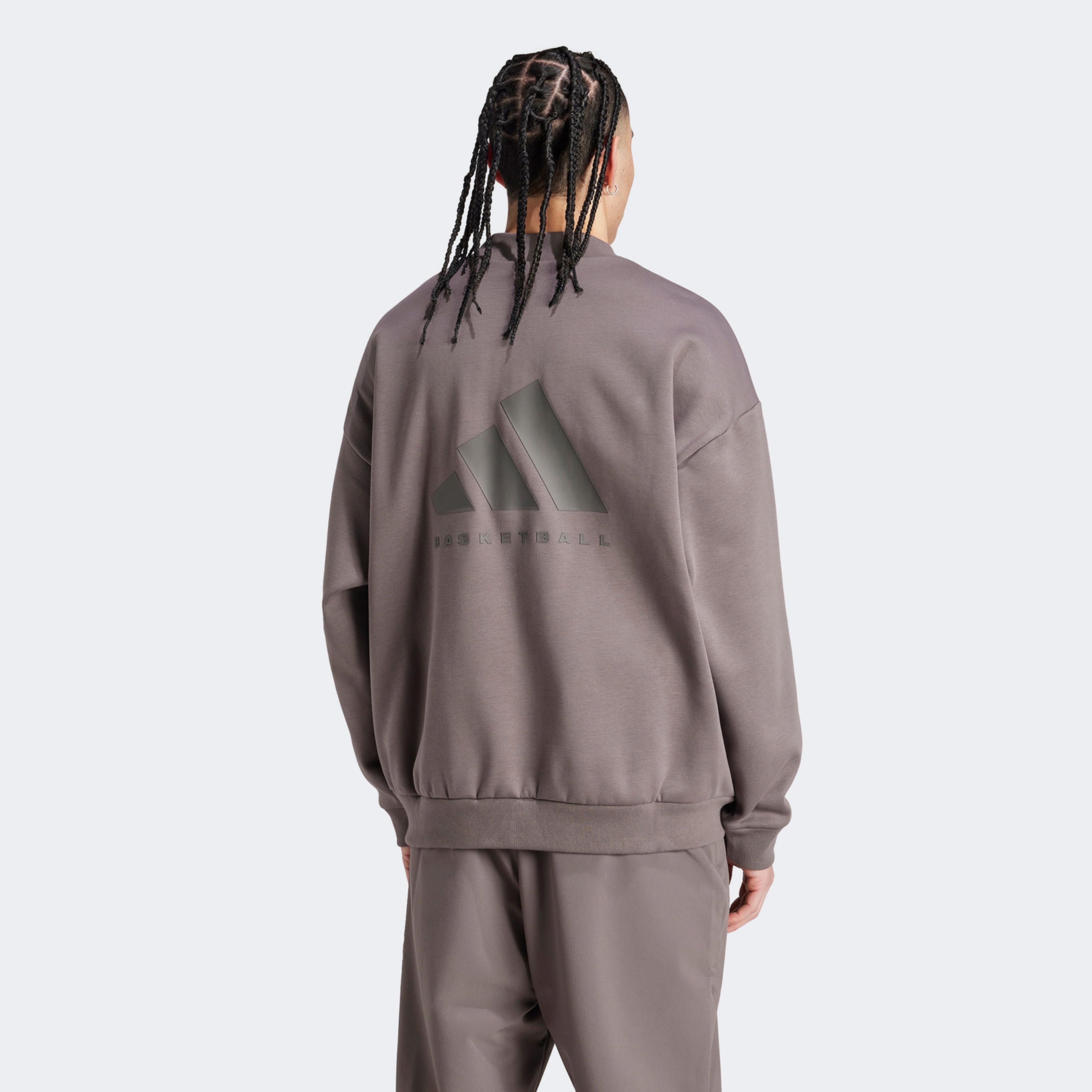 adidas One Fl Crew Unisex Kahverengi Sweatshirt