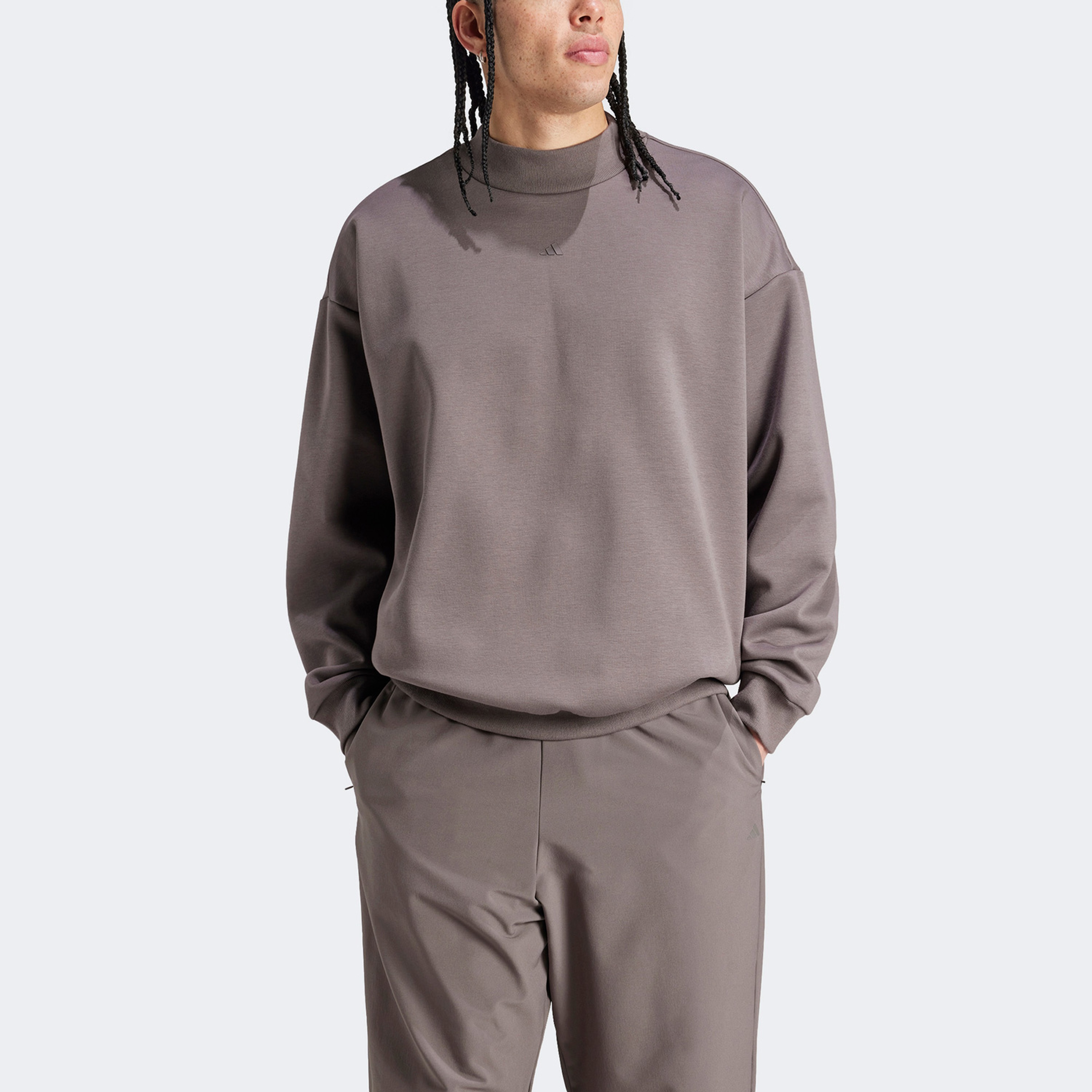 adidas One Fl Crew Unisex Kahverengi Sweatshirt