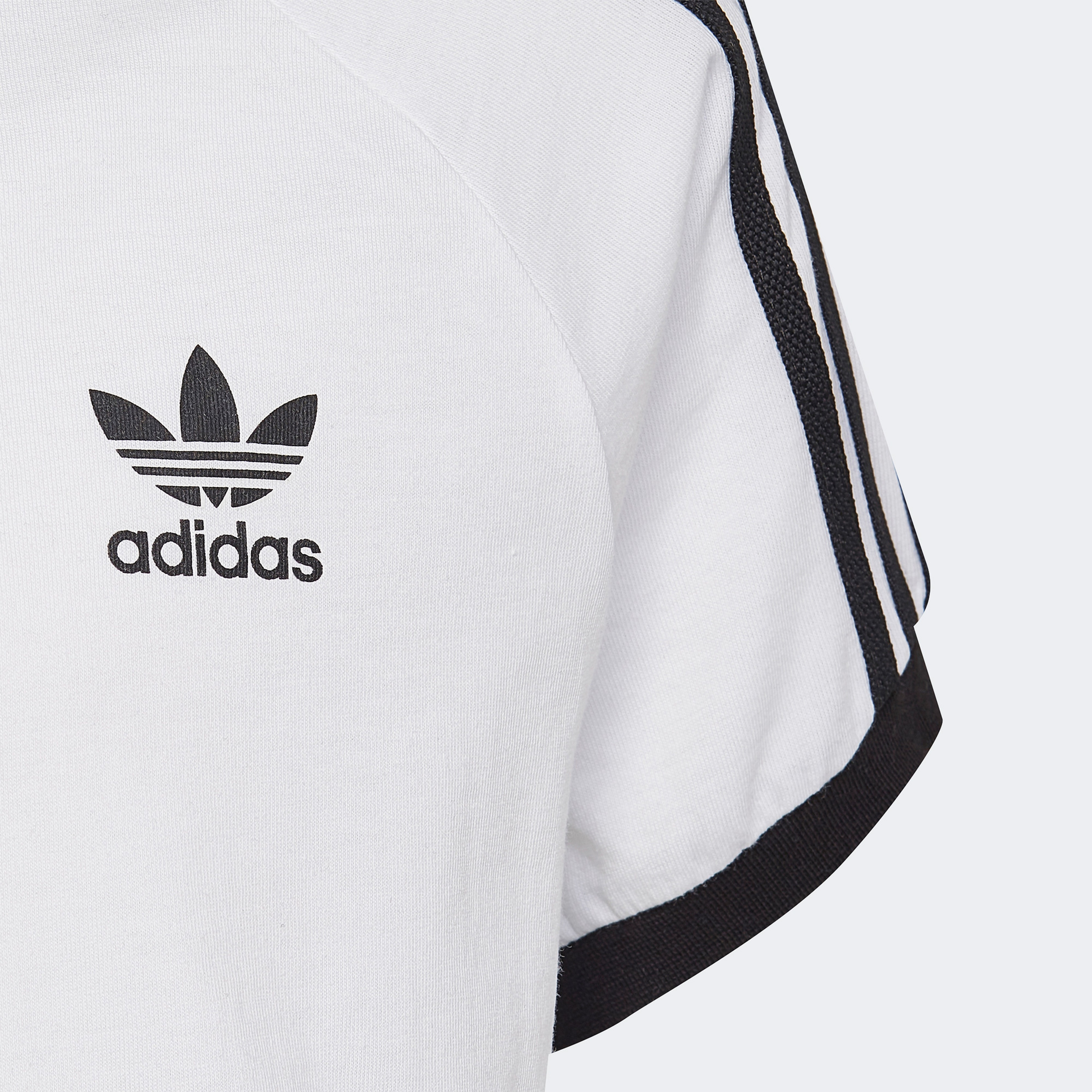 adidas 3-Stripes Çocuk Beyaz T-Shirt