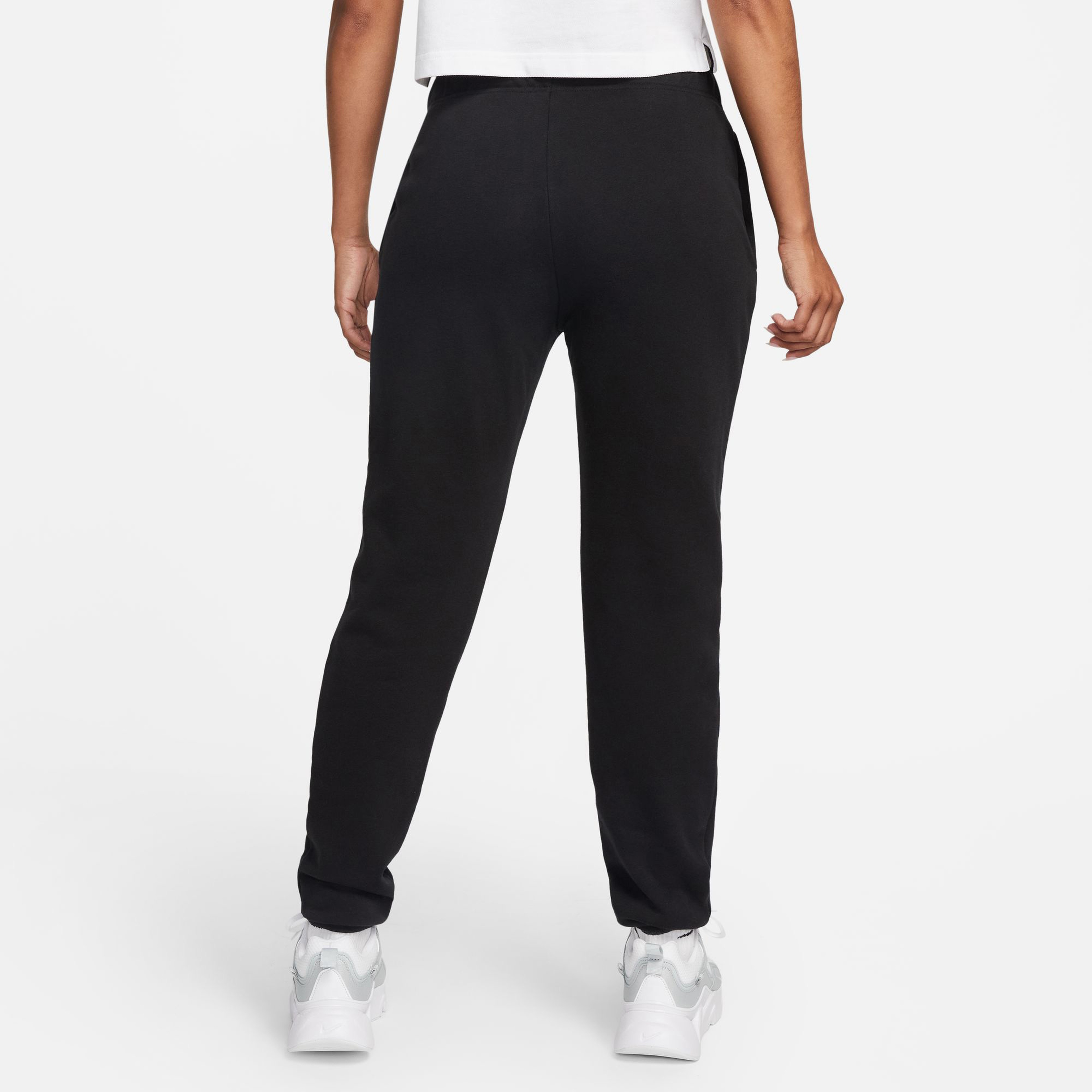 Nike Sportswear Club Fleece Normal Belli Kadın Siyah Eşofman Altı