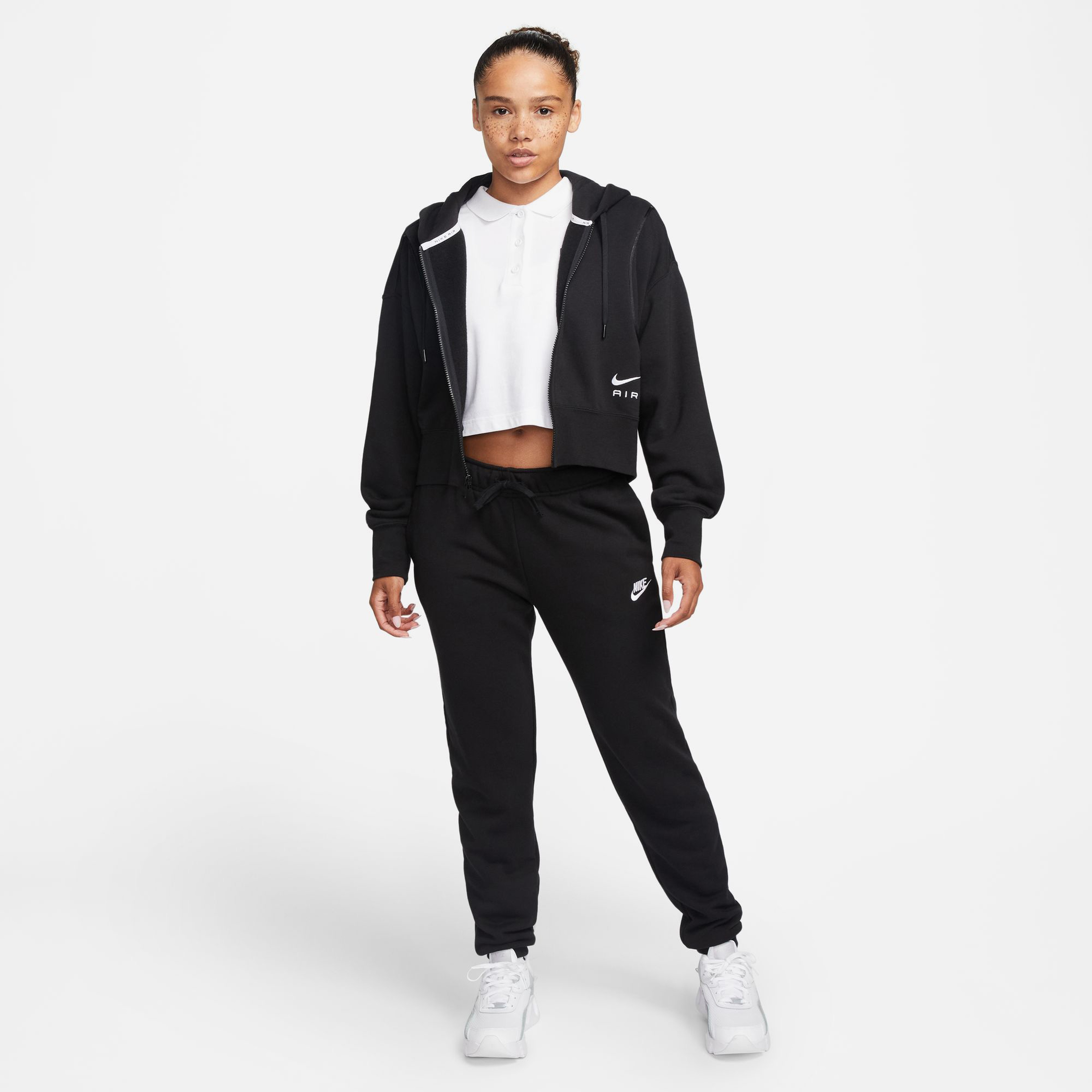 Nike Sportswear Club Fleece Normal Belli Kadın Siyah Eşofman Altı