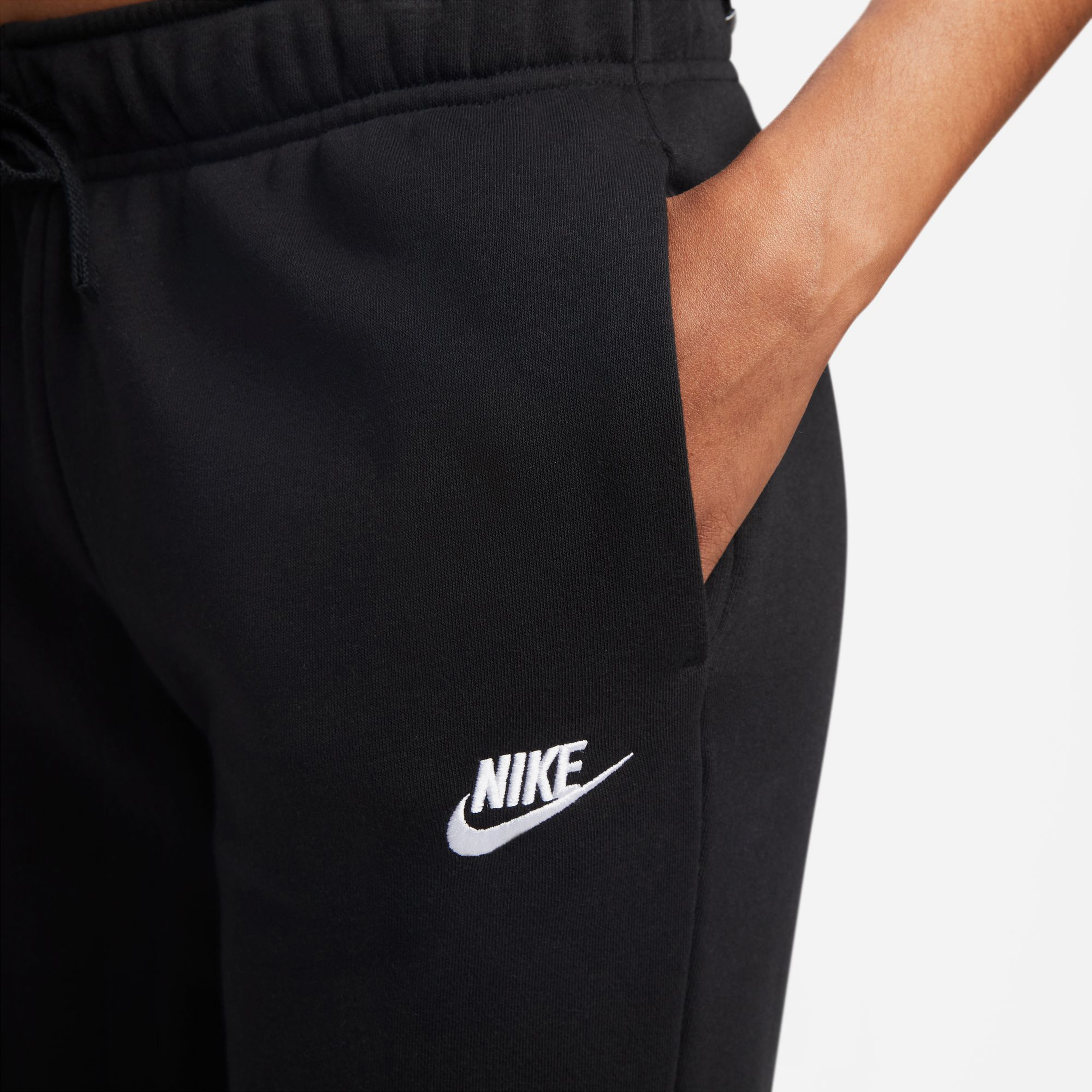Nike Sportswear Club Fleece Normal Belli Kadın Siyah Eşofman Altı