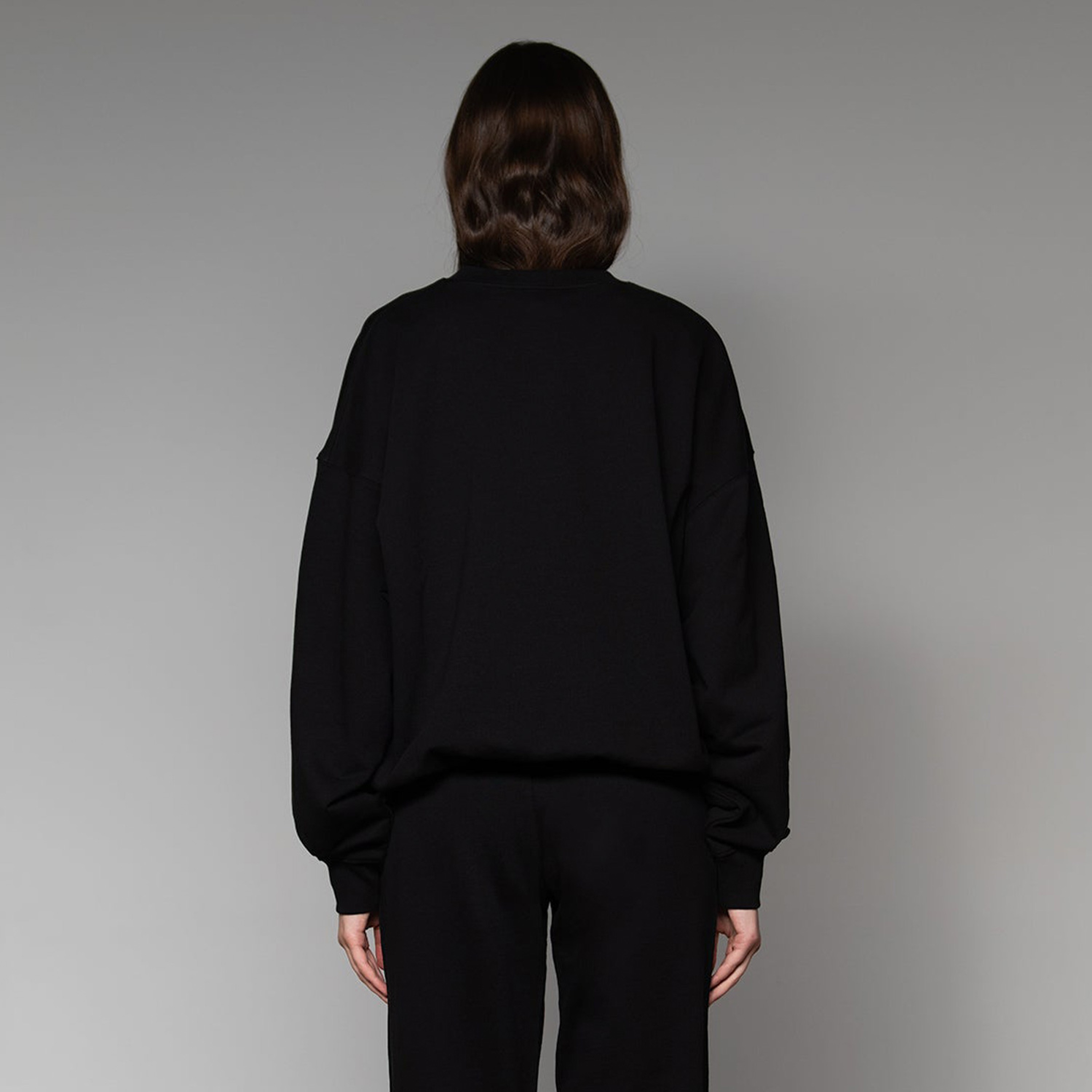 Soon To Be Announced Black Line Unisex Siyah Sweatshirt