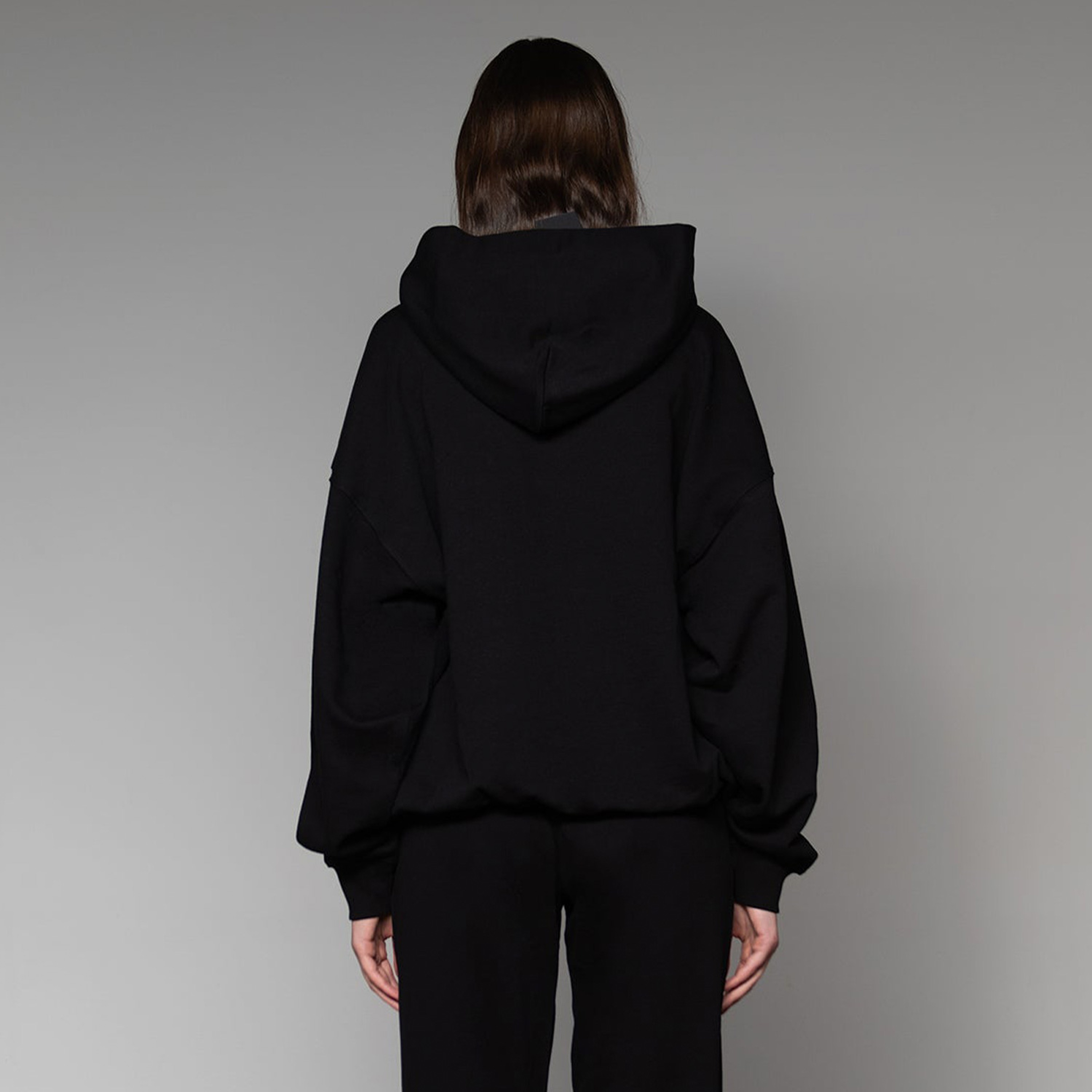 Soon To Be Announced Black Line Unisex Siyah Hoodie