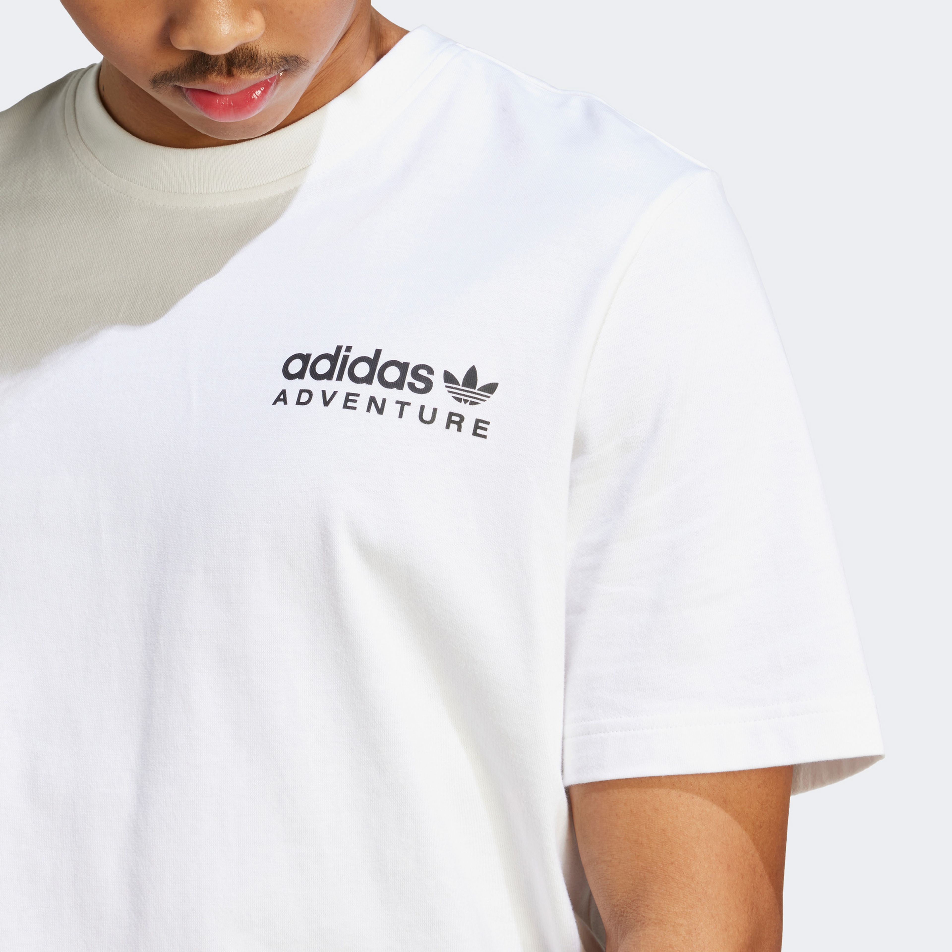 adidas Adicolor Erkek Beyaz T-Shirt
