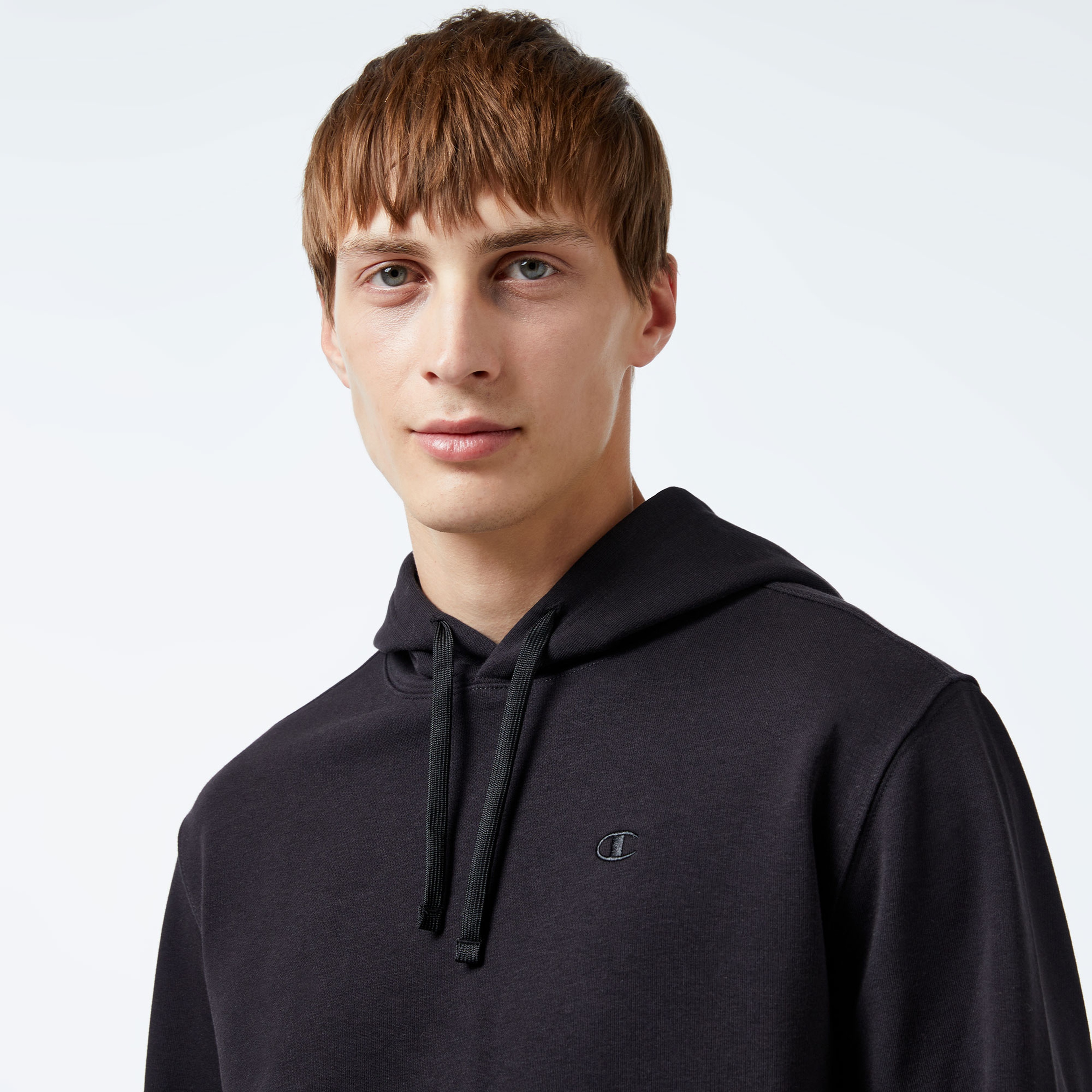 Champion Classic Erkek Siyah Hoodie