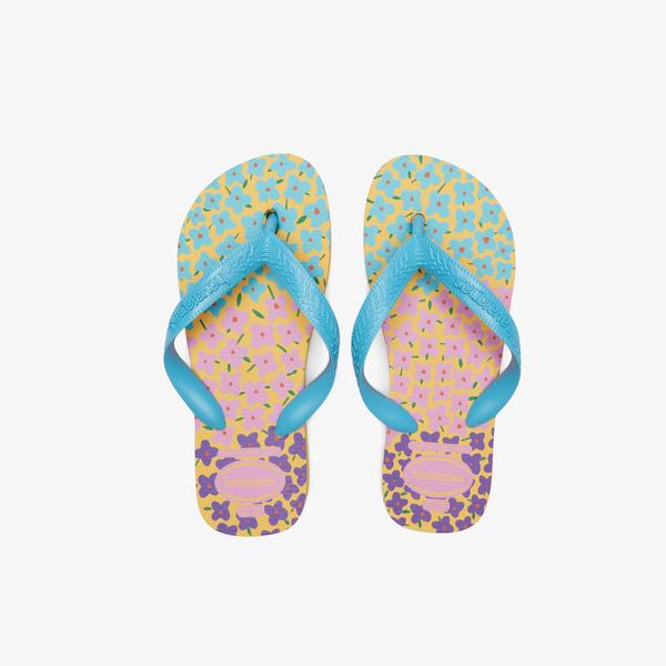 Havaianas Flores Çocuk Sarı Terlik