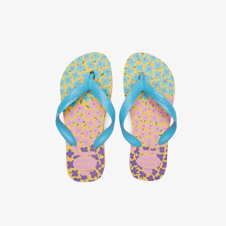Havaianas Flores Çocuk Sarı Terlik