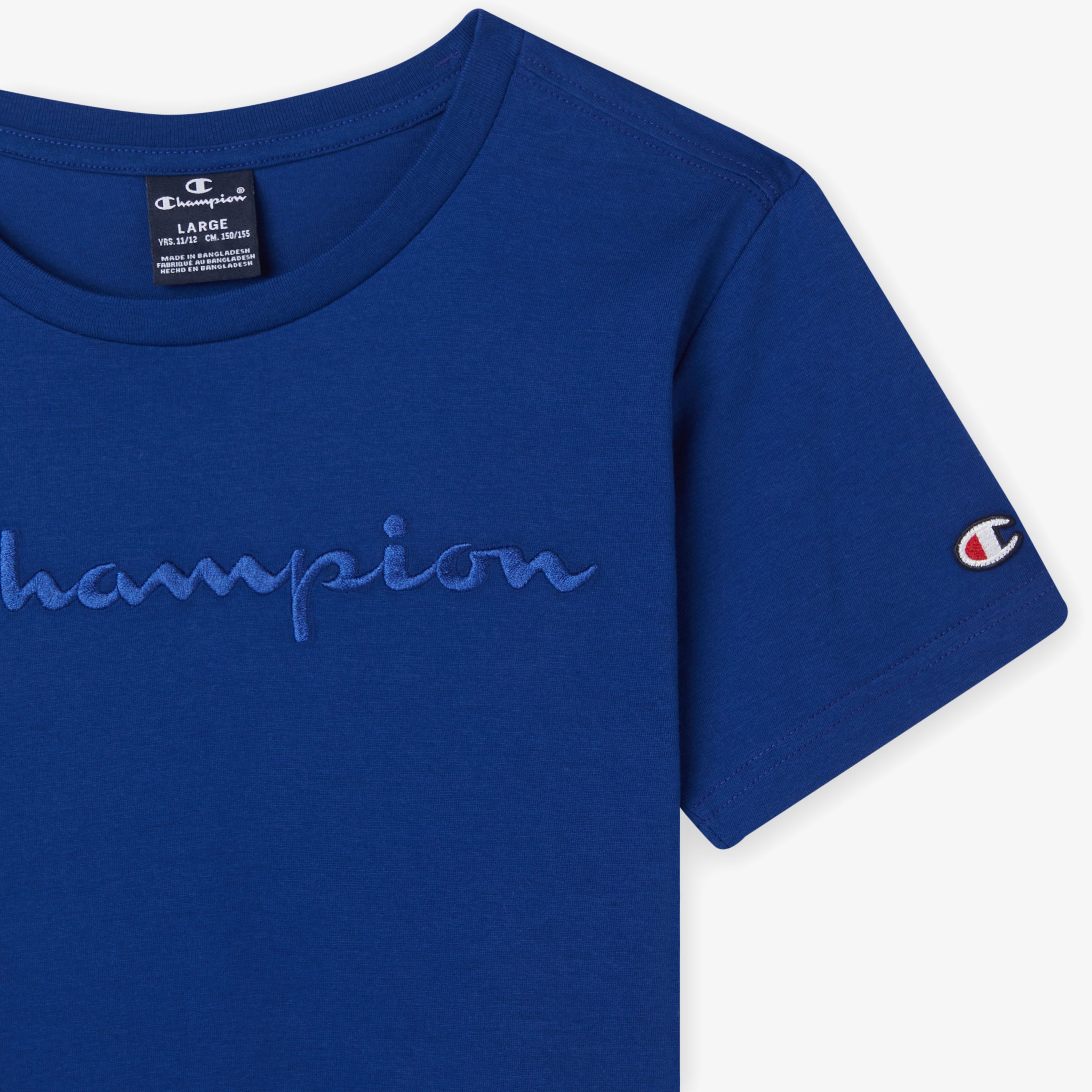 Champion Crewneck Çocuk Lacivert T-Shirt