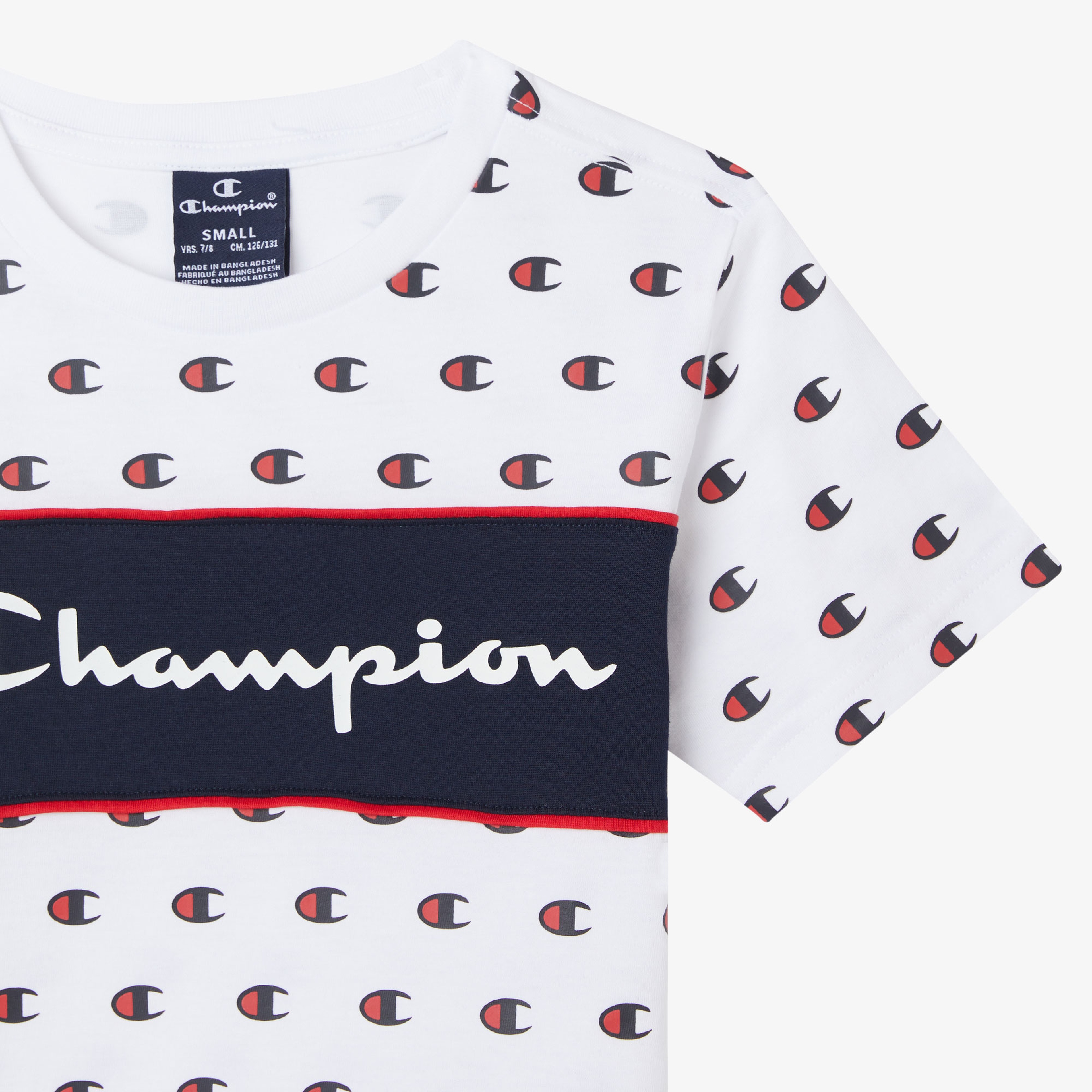 Champion Crewneck Çocuk Beyaz T-Shirt