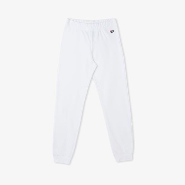 Champion Rib Cuff Çocuk Beyaz Eşofman Altı