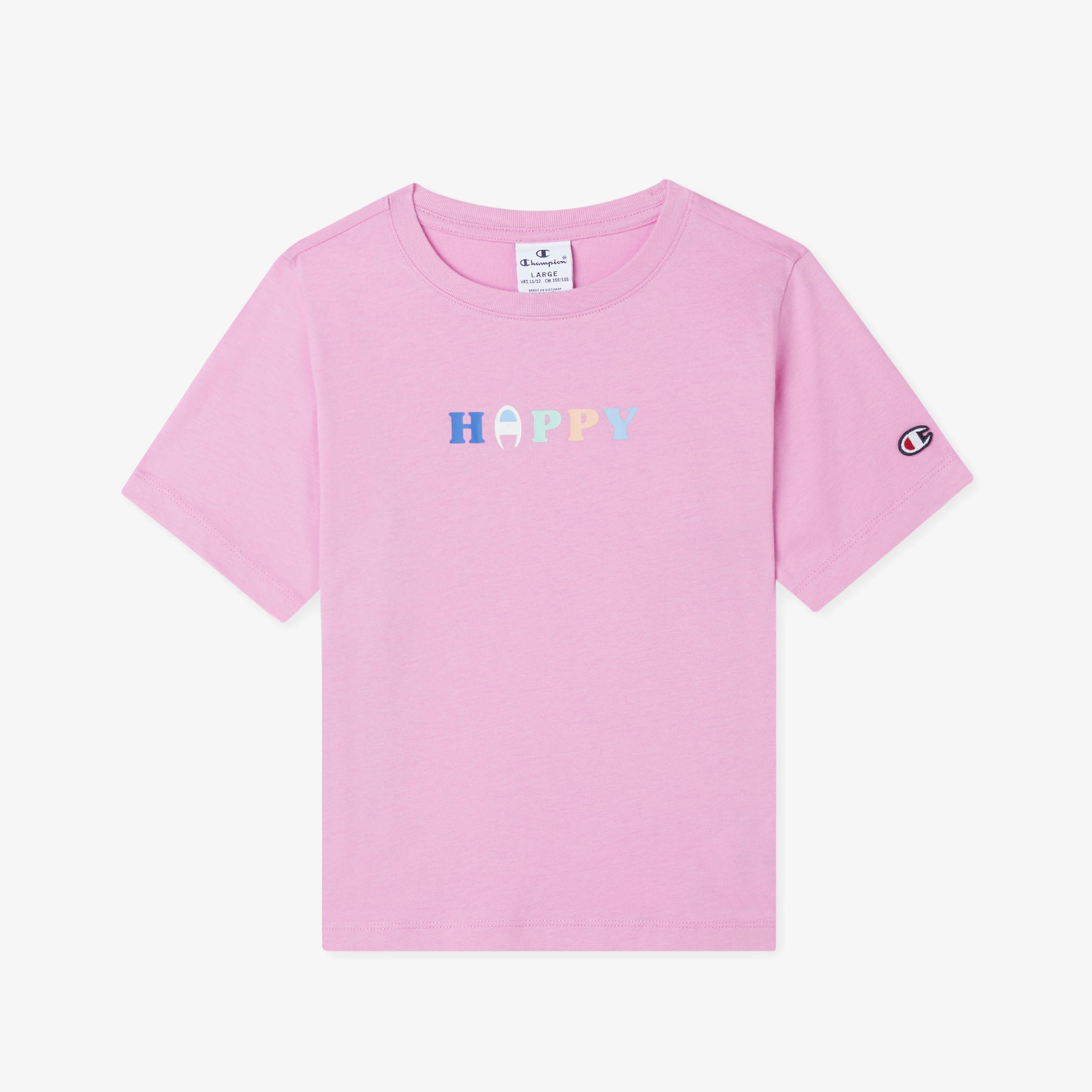 Champion Crewneck Çocuk Pembe T-Shirt