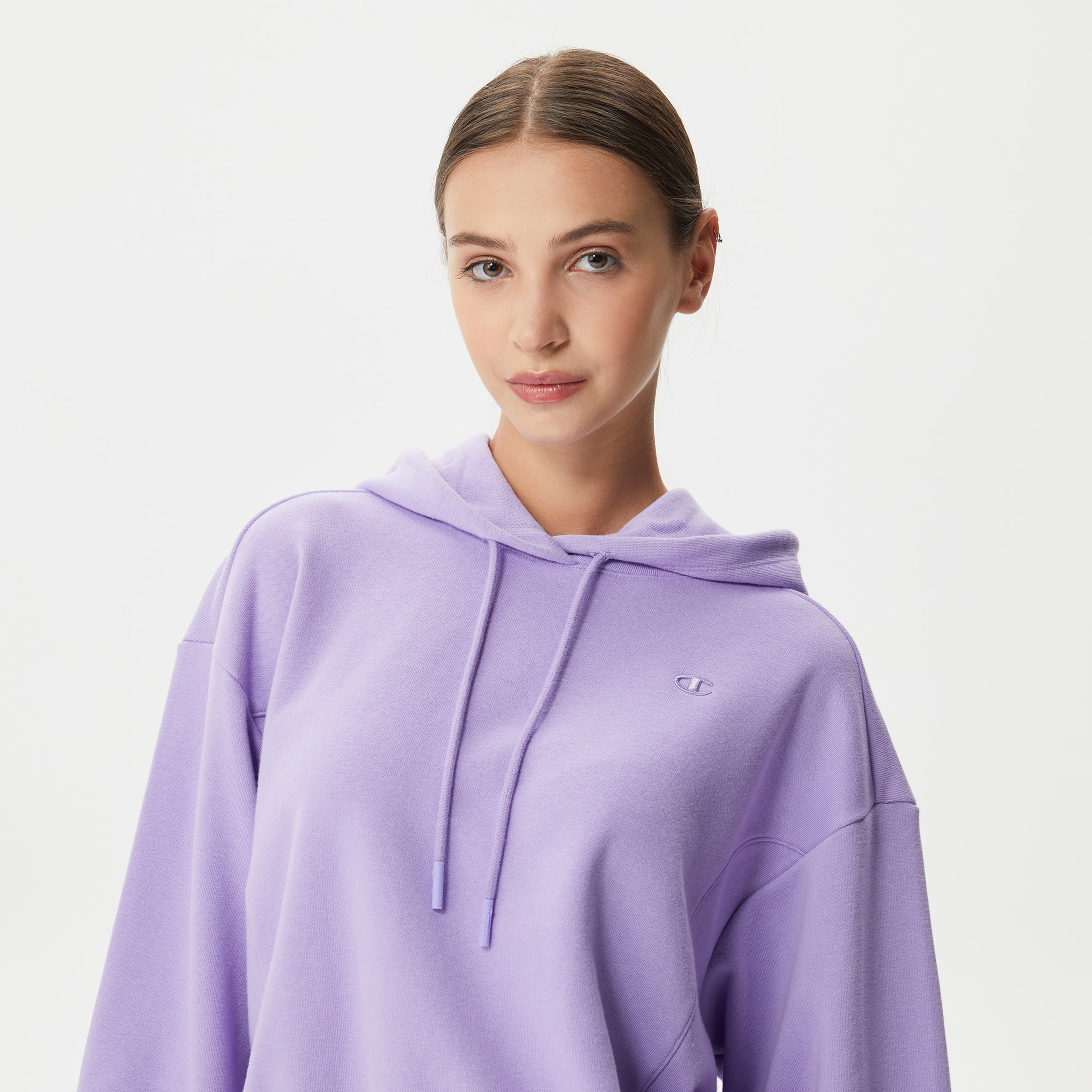 Champion Classic Kadın Mor Hoodie