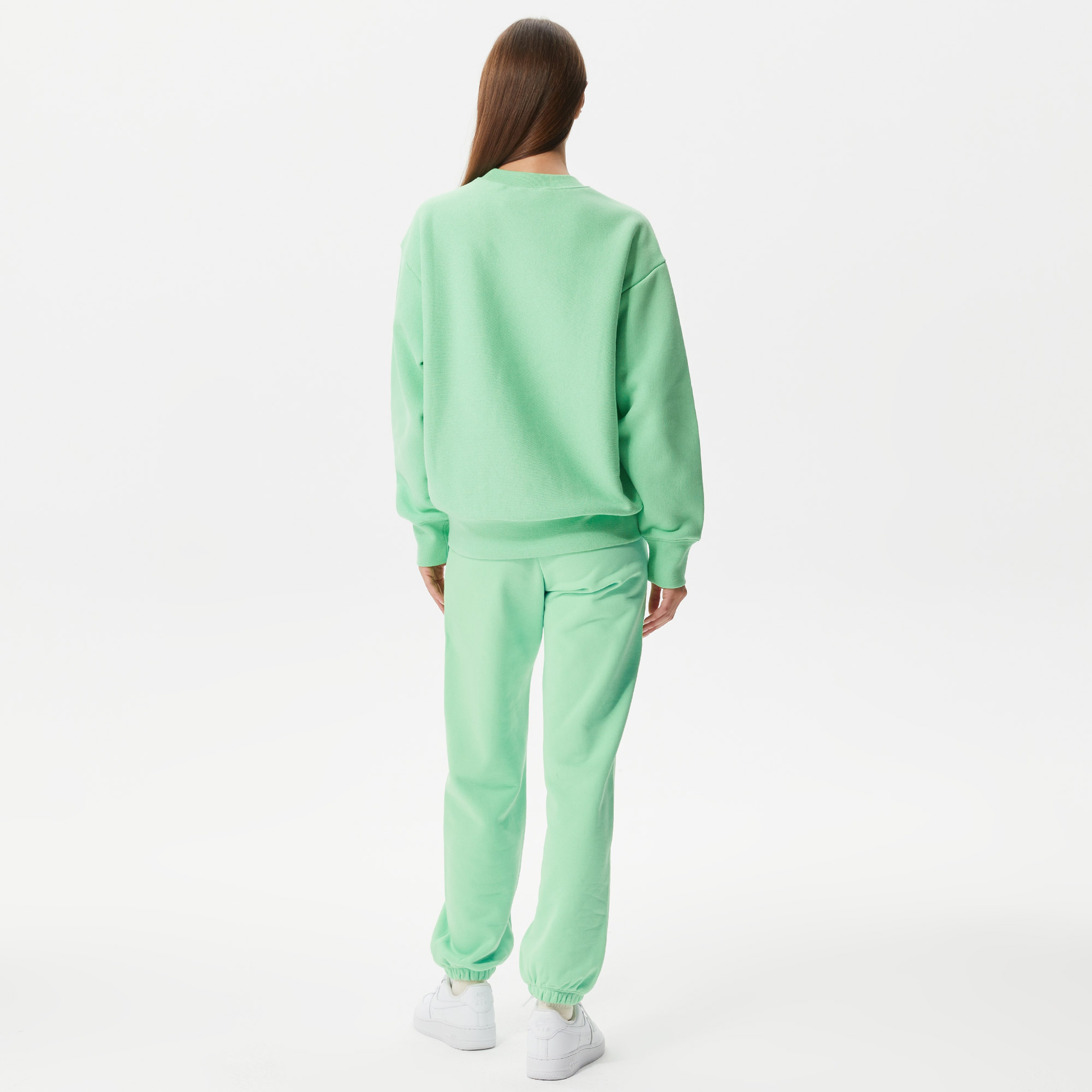 Champion Crewneck Kadın Yeşil Sweatshirt