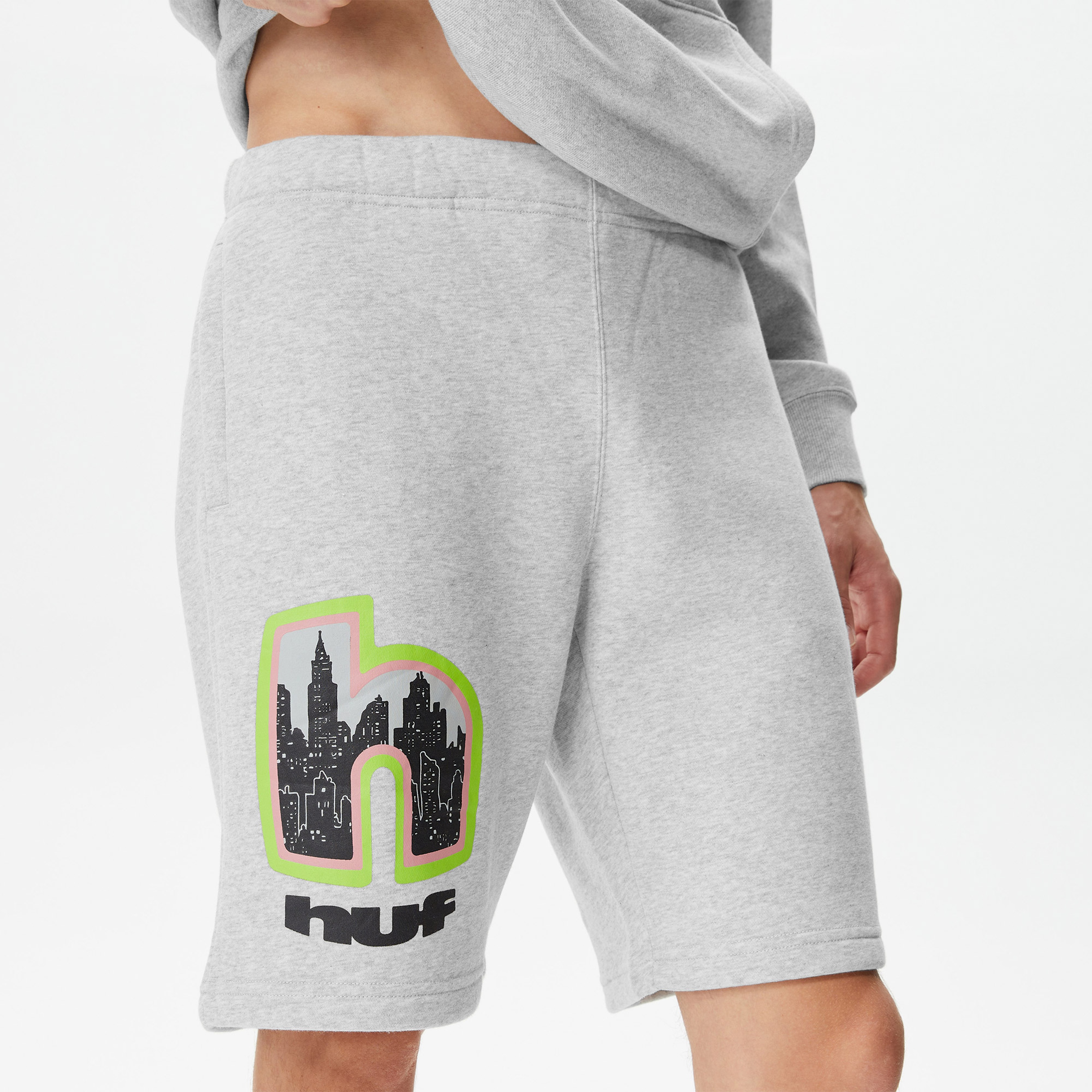 Huf All City Fleece Erkek Gri Şort