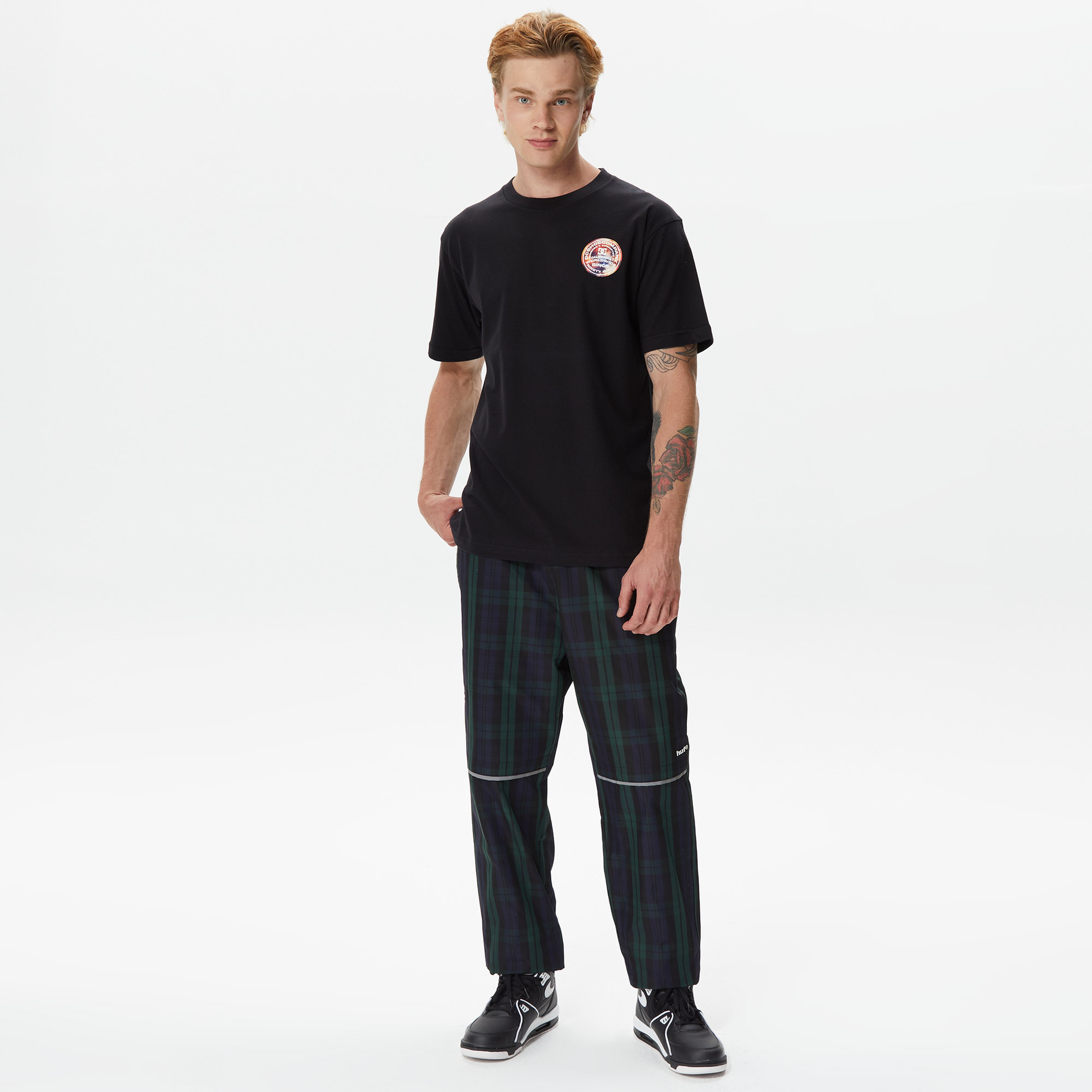 HUF Camden Plaid Erkek Siyah Eşofman Altı