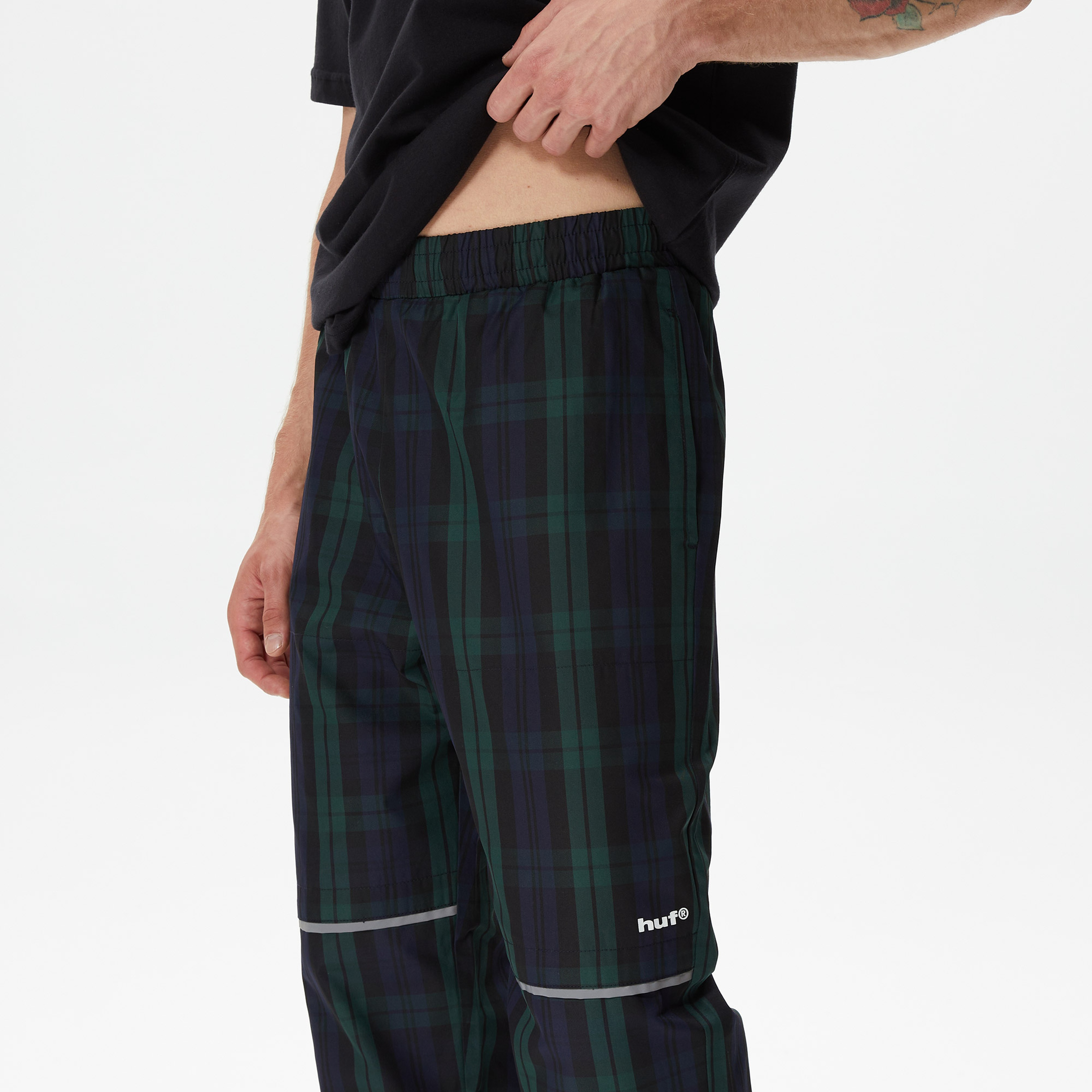 HUF Camden Plaid Erkek Siyah Eşofman Altı