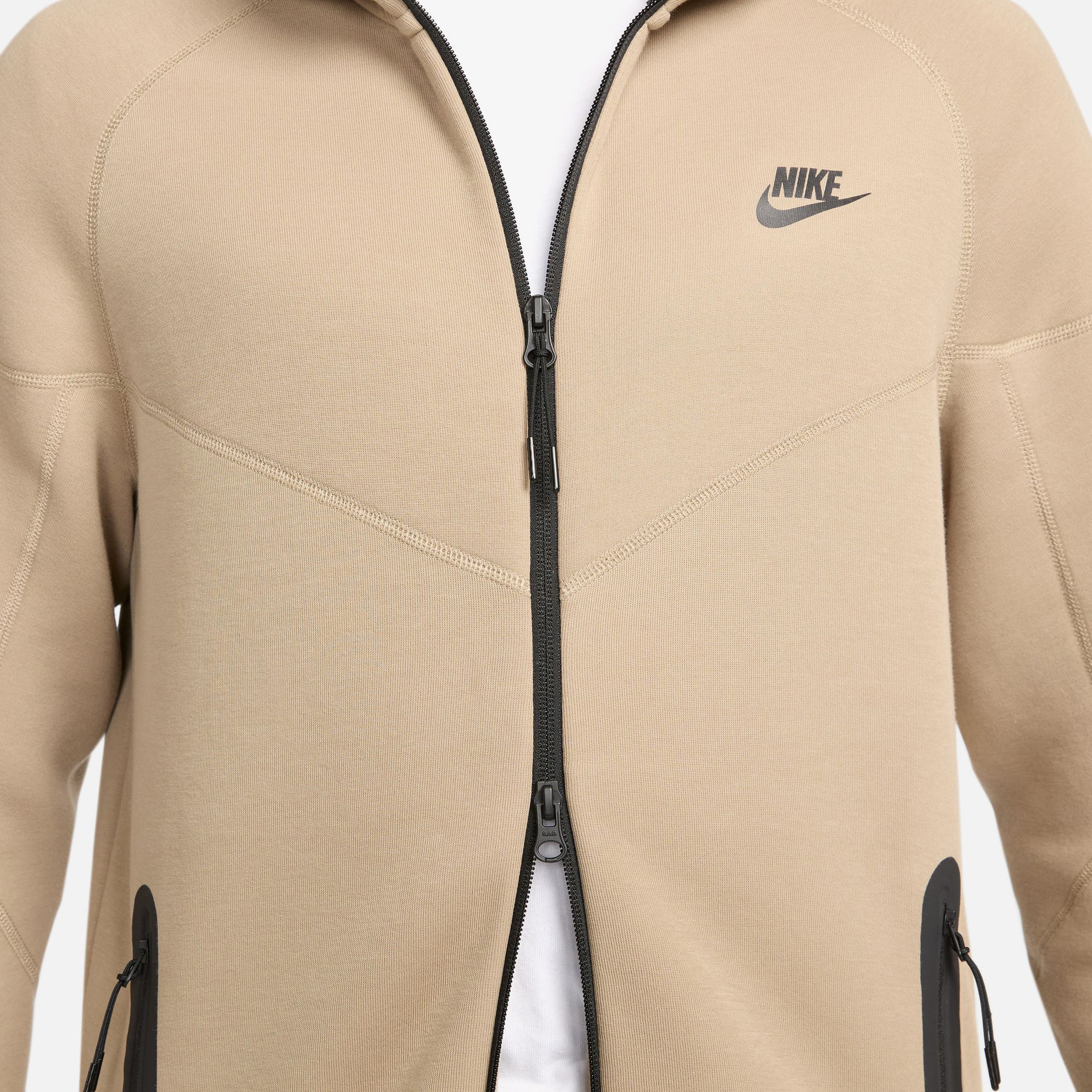 Nike Tech Fleece Full Zip Windrunner Erkek Kahverengi Eşofman Üstü