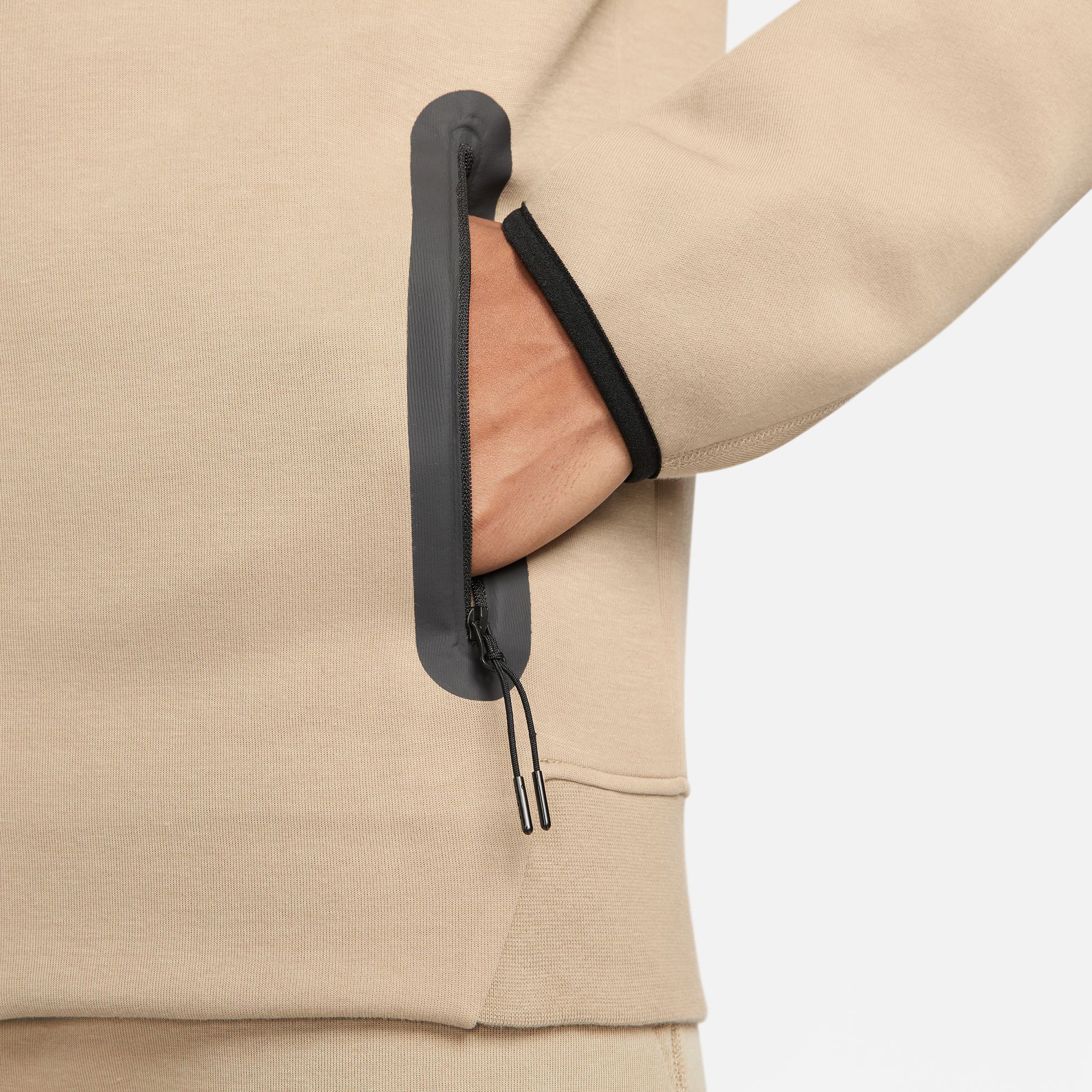 Nike Tech Fleece Full Zip Windrunner Erkek Kahverengi Eşofman Üstü