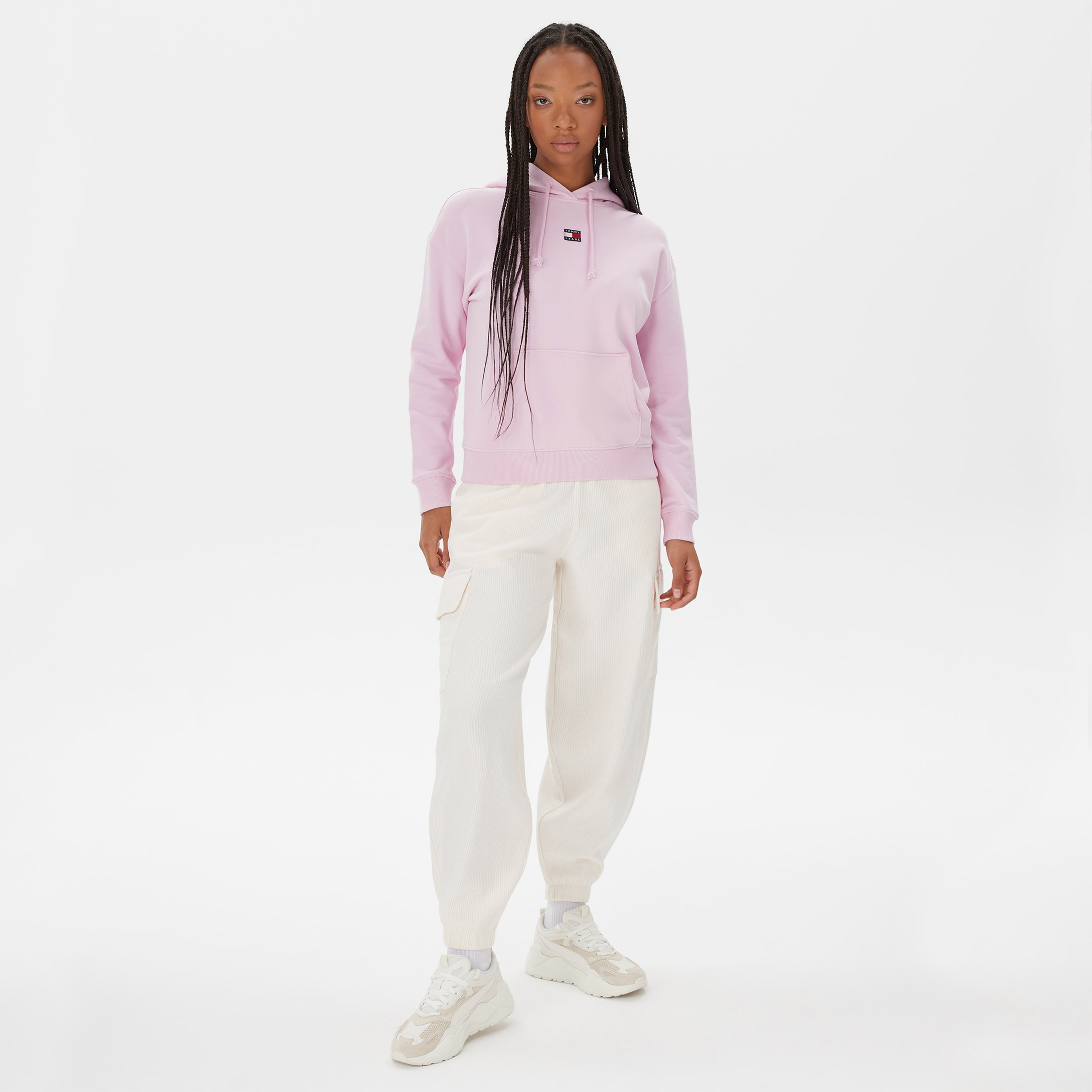 Tommy Hilfiger Ottoman Workwear Kadın Beyaz Eşofman Altı